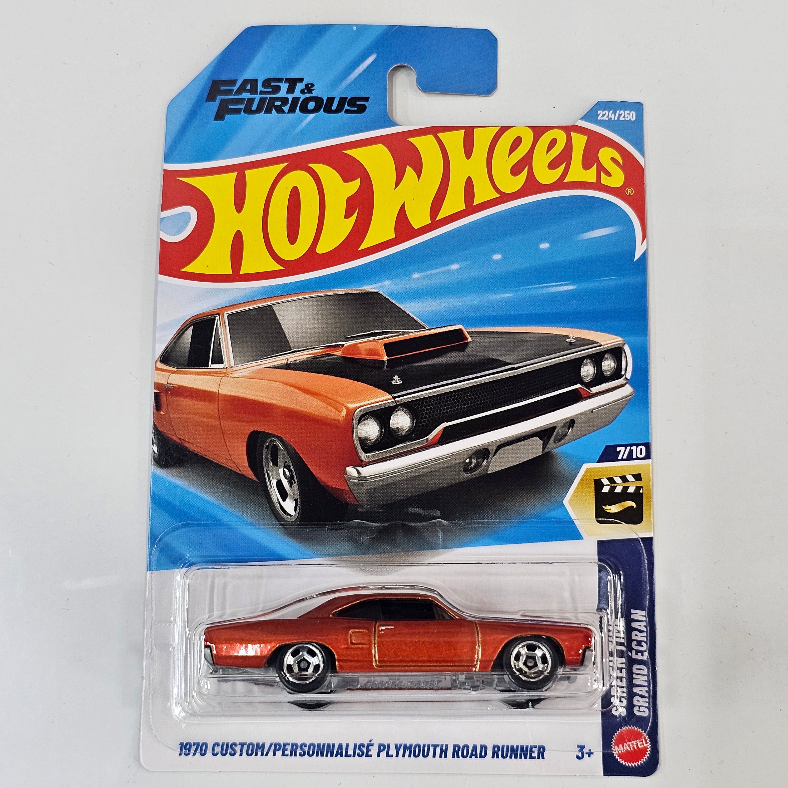 HOT WHEELS 1970 PLYMOUTH ROAD RUNNER FAST AND FURIOUS CASE M 2026 MAINLINE