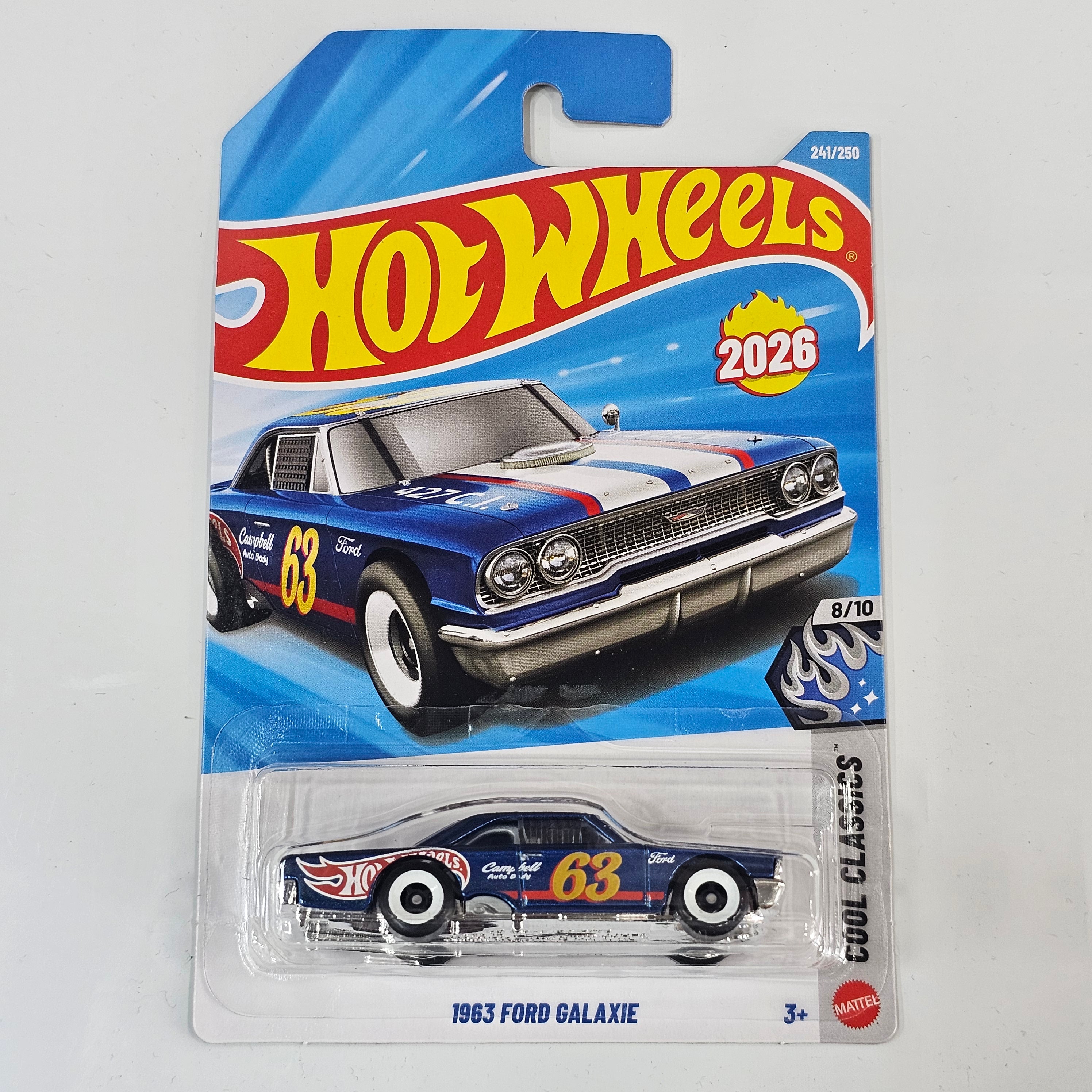 HOT WHEELS 1963 FORD GALAXIE CASE M 2026 MAINLINE