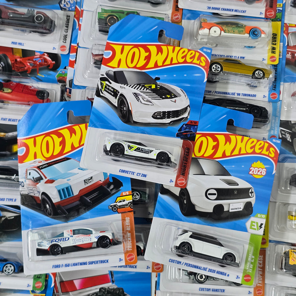 HOT WHEELS MAINLINE CASE Q 2026 72pcs IN SEALED BOX