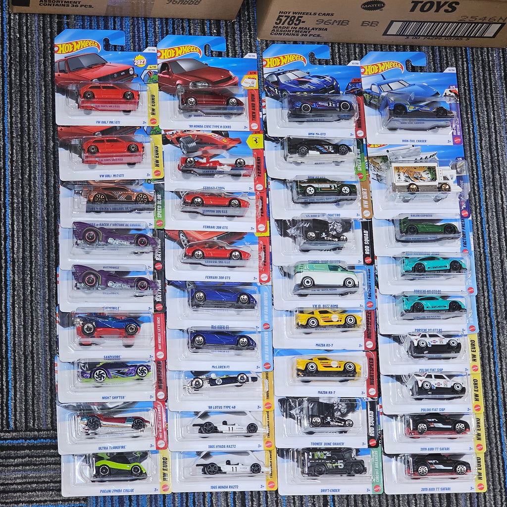 HOT WHEELS MAINLINE CASE B 2027 36pcs SHORT CARD IN SEALED BOX
