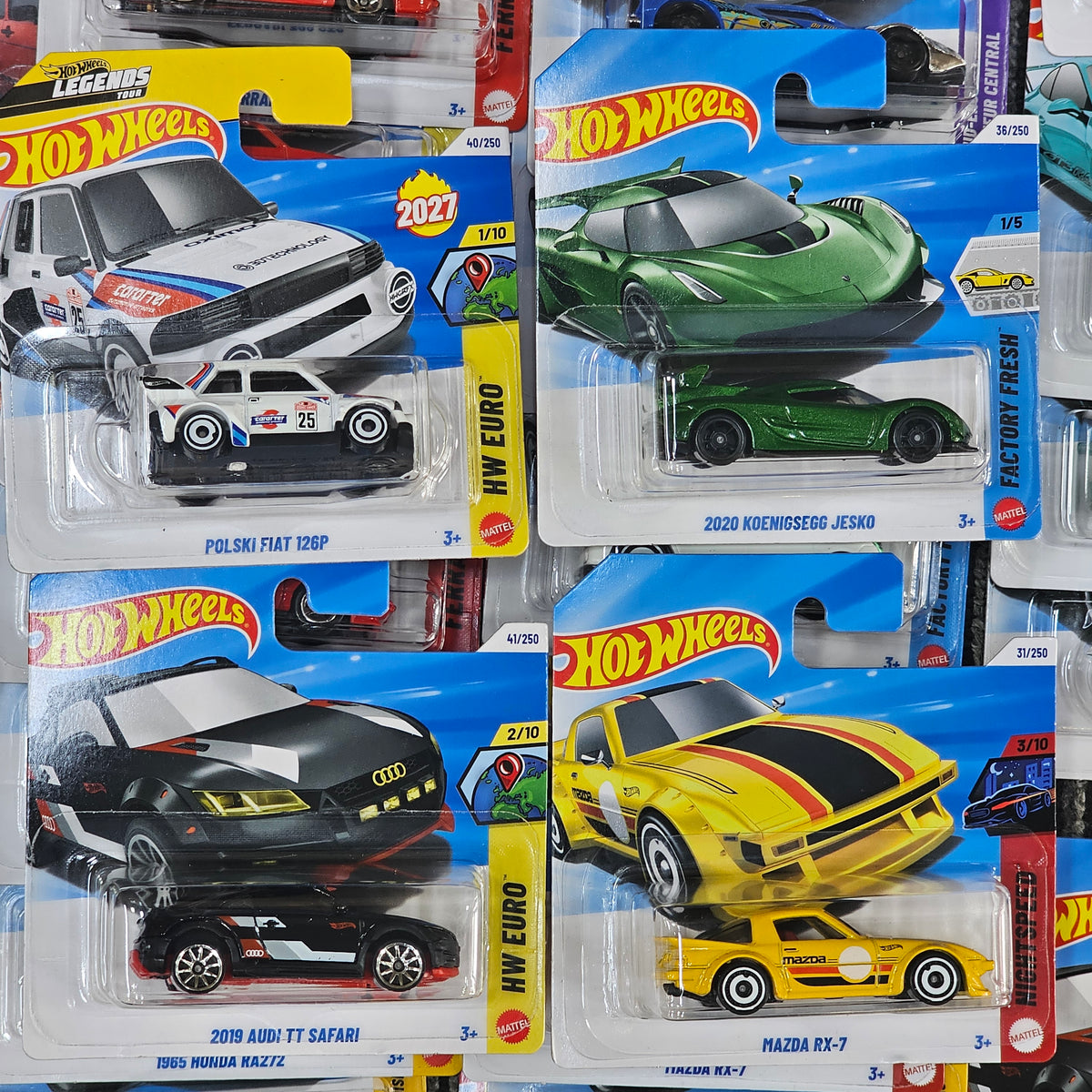HOT WHEELS MAINLINE CASE B 2027 36pcs SHORT CARD IN SEALED BOX
