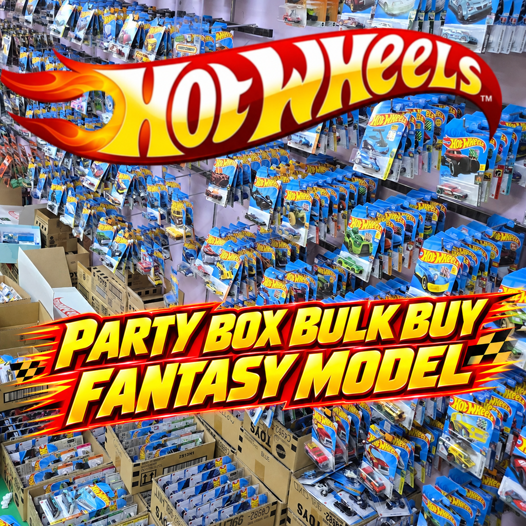HOT WHEELS BASIC CARS FANTASY  BULK COMBO PARTY BOX ORIGINAL MATTEL