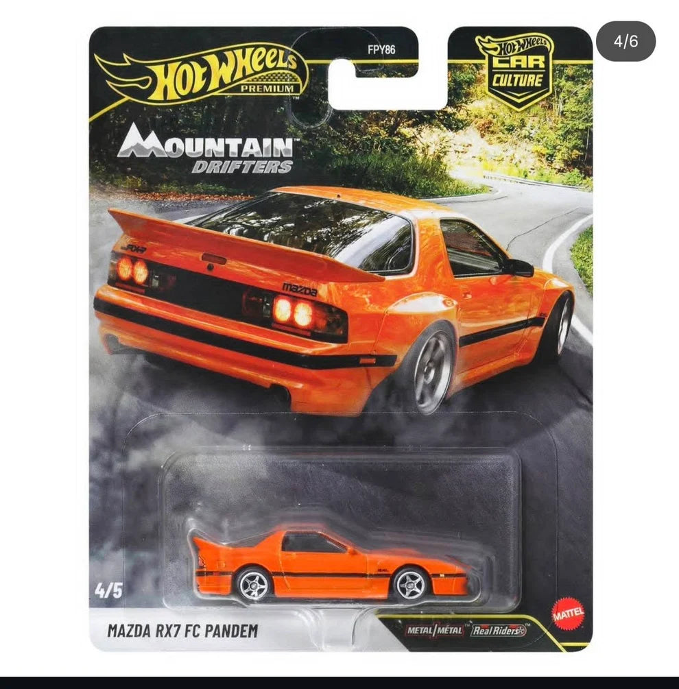 [PRE ORDER] SET HOT WHEELS PREMIUM MOUNTAIN DRIFTERS CAR CULTURE FPY86 Dash A COMPLETE SET OF 5pcs