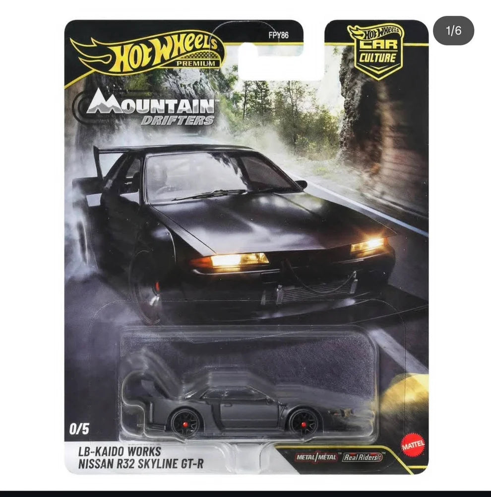 [PRE ORDER] CASE HOT WHEELS PREMIUM MOUNTAIN DRIFTERS CAR CULTURE FPY86 Dash A SEALED BOX CASE OF 10pcs