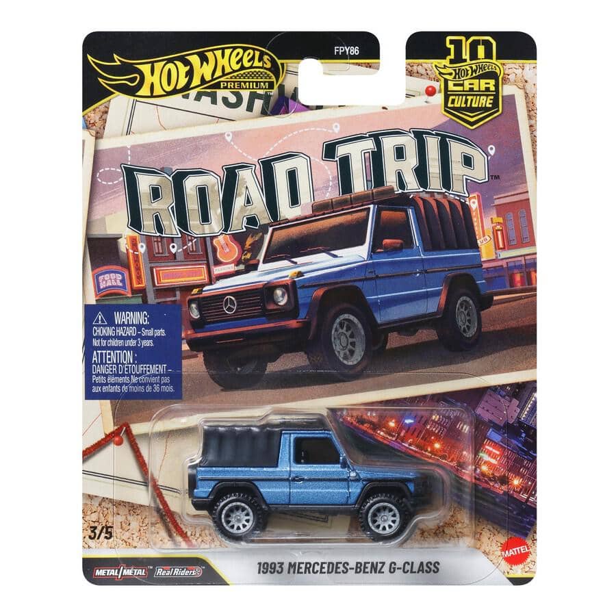 HOT WHEELS CAR CULTURE ROAD TRIP DASH V COMPLETE SET 5PCS