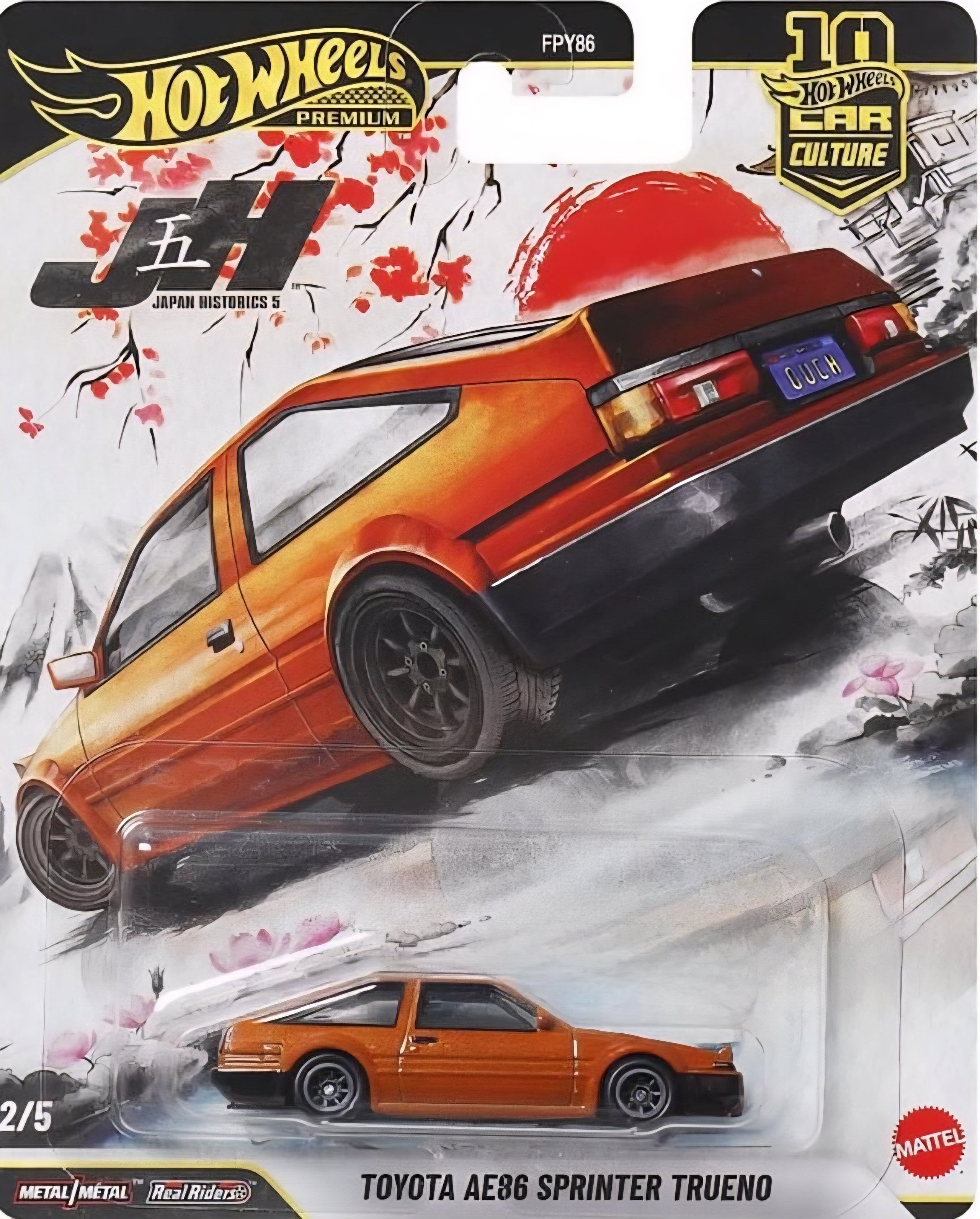 HOT WHEELS PREMIUM JAPANESE HISTORICS FIVE COMPLETE SET OF 5pcs