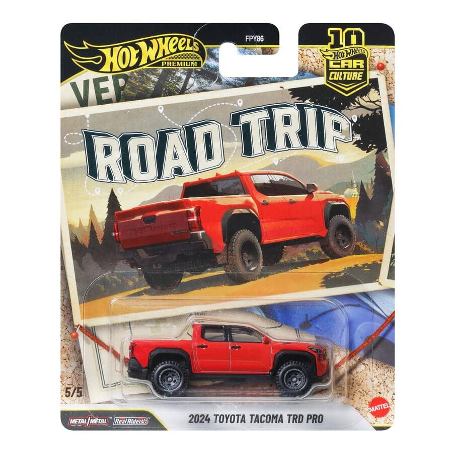 HOT WHEELS CAR CULTURE ROAD TRIP DASH V COMPLETE SET 5PCS