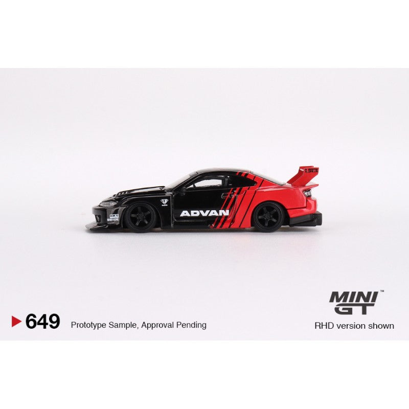 MINI GT LB-SUPER SILHOUETTE NISSAN S15 SILVIA ADVAN BOX 649
