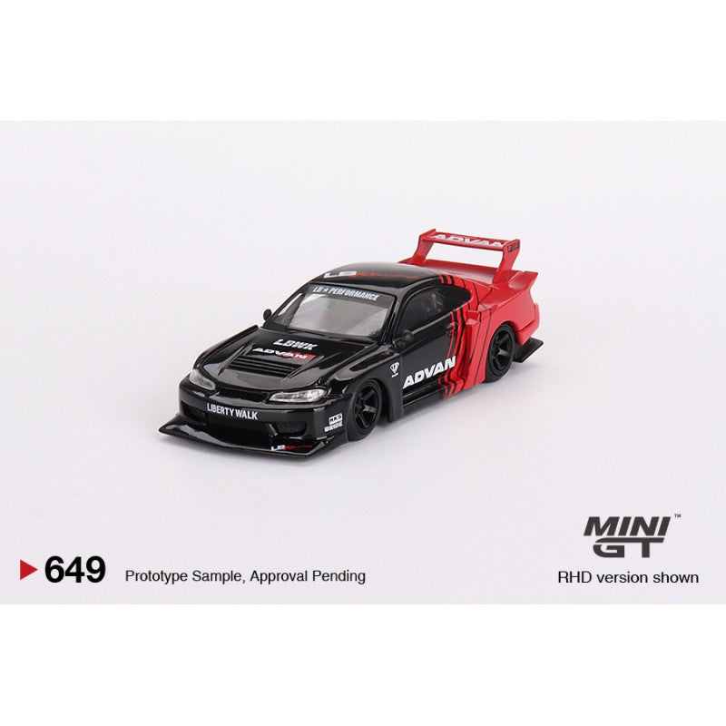 MINI GT LB-SUPER SILHOUETTE NISSAN S15 SILVIA ADVAN BOX 649
