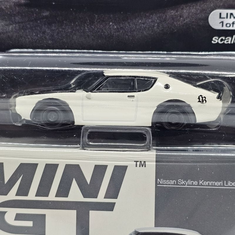 MINI GT NISSAN SKYLINE KENMERI LIBERTY WALK WHITE MIJO EXCLUSIVE BLISTER #702