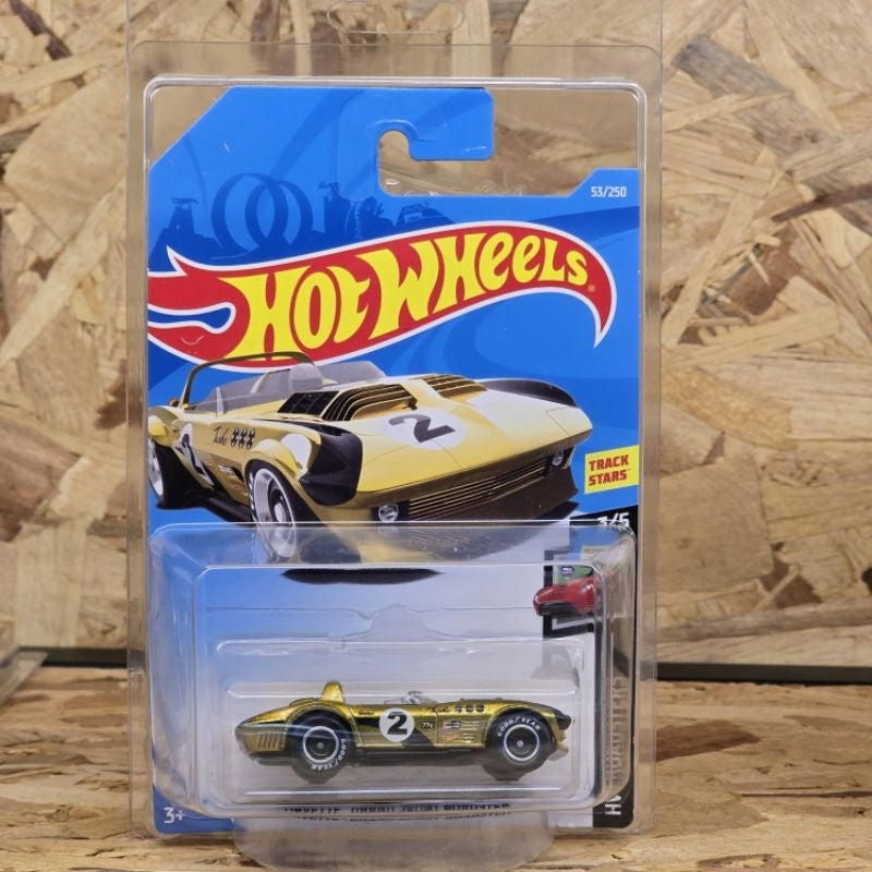 HOT WHEELS CORVETTE GRAND SPORT ROADSTER SUPER TREASURE HUNT STH FREE CARD PROTECTOR COVER
