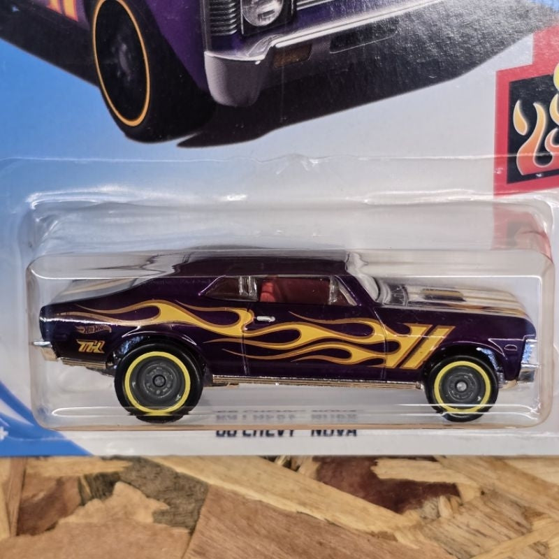 HOT WHEELS 68 CHEVY NOVA SUPER TREASURE HUNT