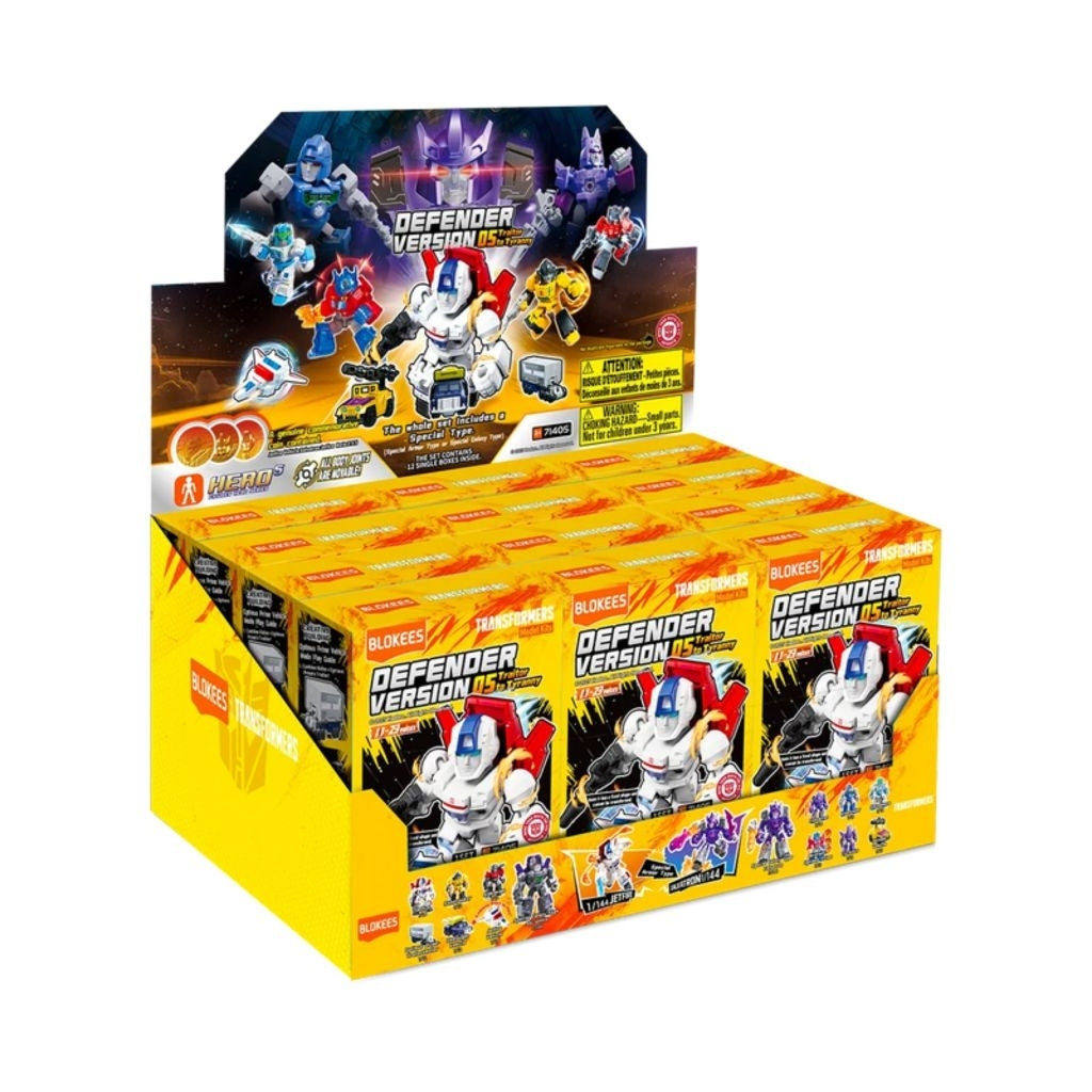 COMPLETE SEALED CASE BLOKEES GVD05 FIGURES | TRANSFORMERS DEFENDER VERSION 05 FULL SET 12 BOX IN CASE