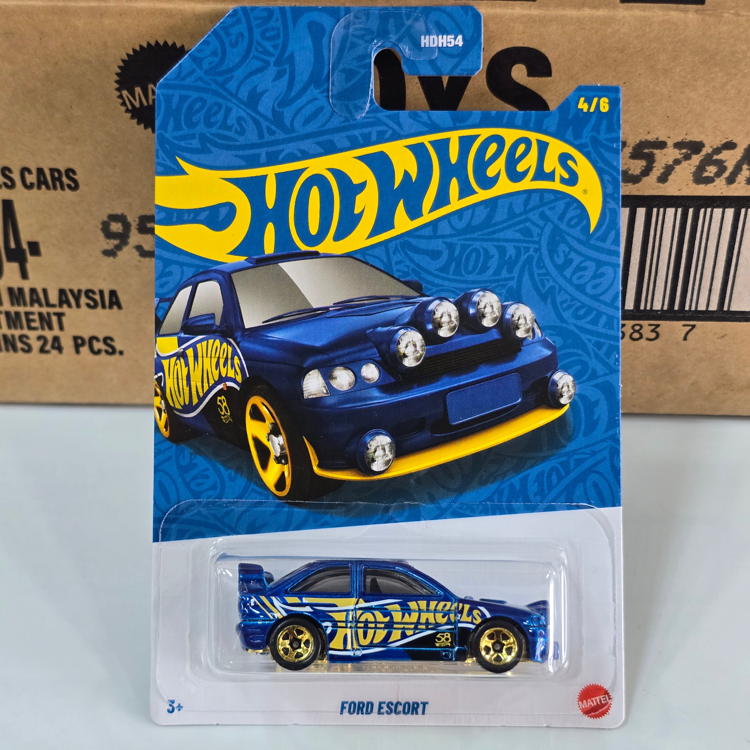 HOT WHEELS 2026 58th ANNIVERSARY BLUE AND GOLD CHROME PEARL COMPLETE SET DASH K