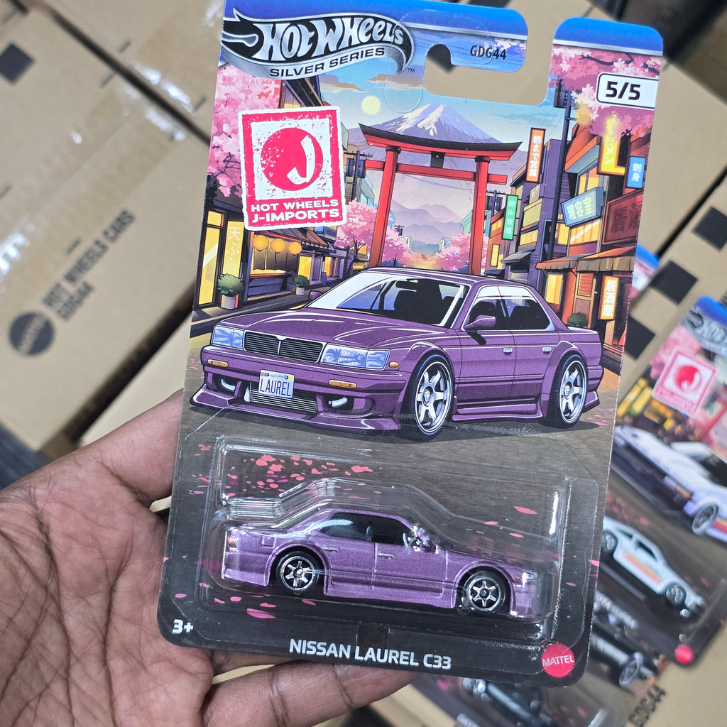2027 COMPLETE SET HOT WHEELS EXCLUSIVE J IMPORTS SILVER SERIES 5PCS