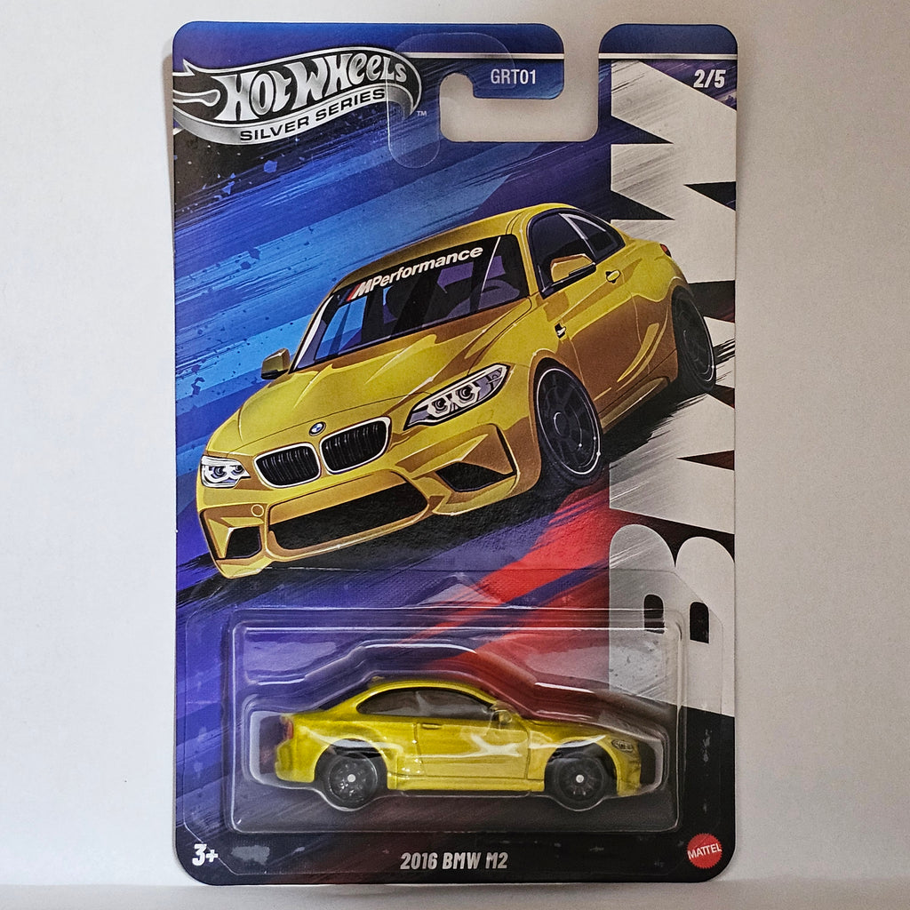 HOT WHEELS 2016 BMW M2 EXCLUSIVE SILVER SERIES BMW