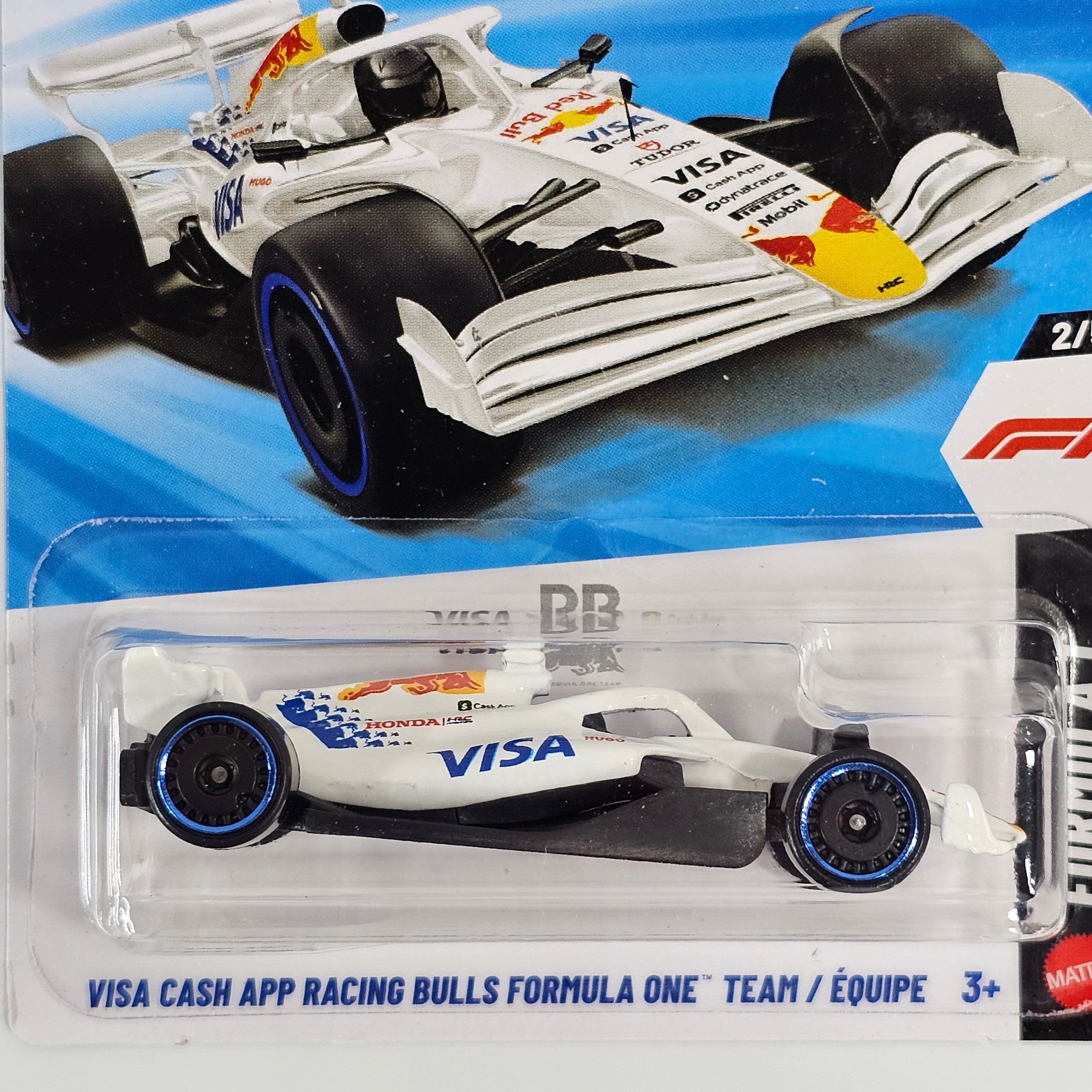 HOT WHEELS VISA CASH APP RACING BULLS FORMULA ONE TEAM ÉQUIPE CASE D 2026 MAINLINE