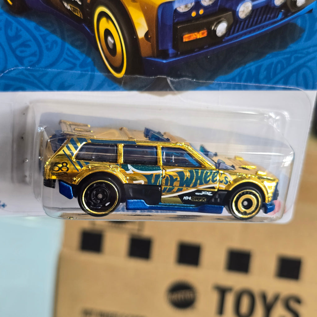 HOT WHEELS 2026 58th ANNIVERSARY BLUE AND GOLD CHROME PEARL COMPLETE SET DASH K