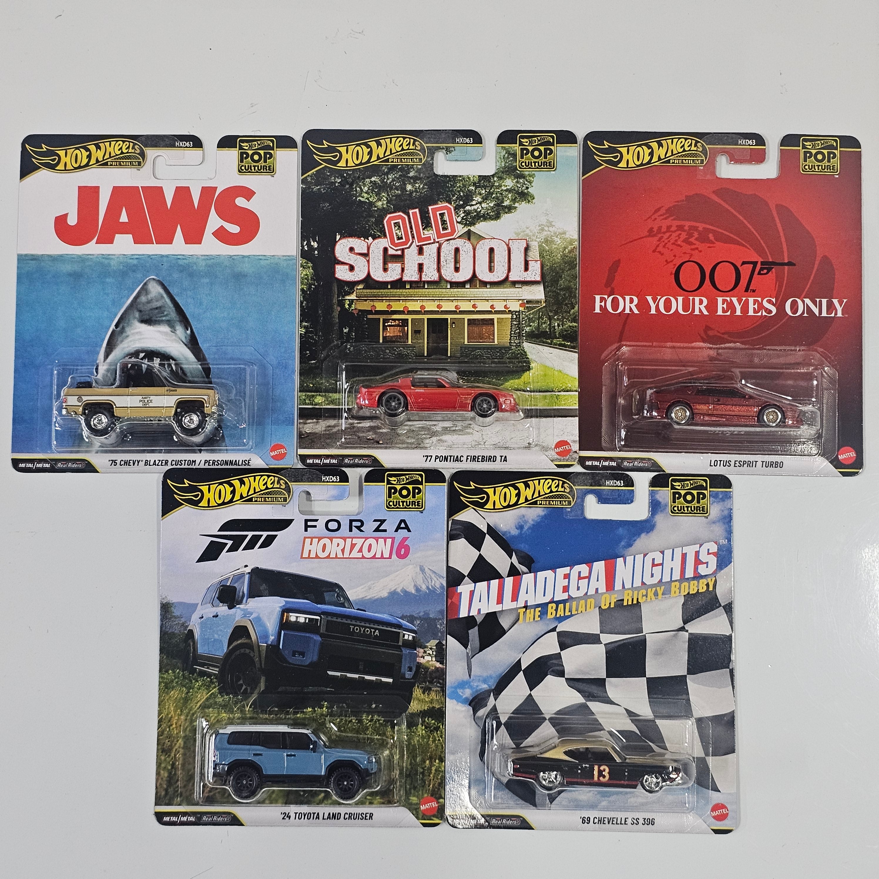 HOT WHEELS PREMIUM POP CULTURE 2026 DASH T COMPLETE SET 5PCS (HXD63)