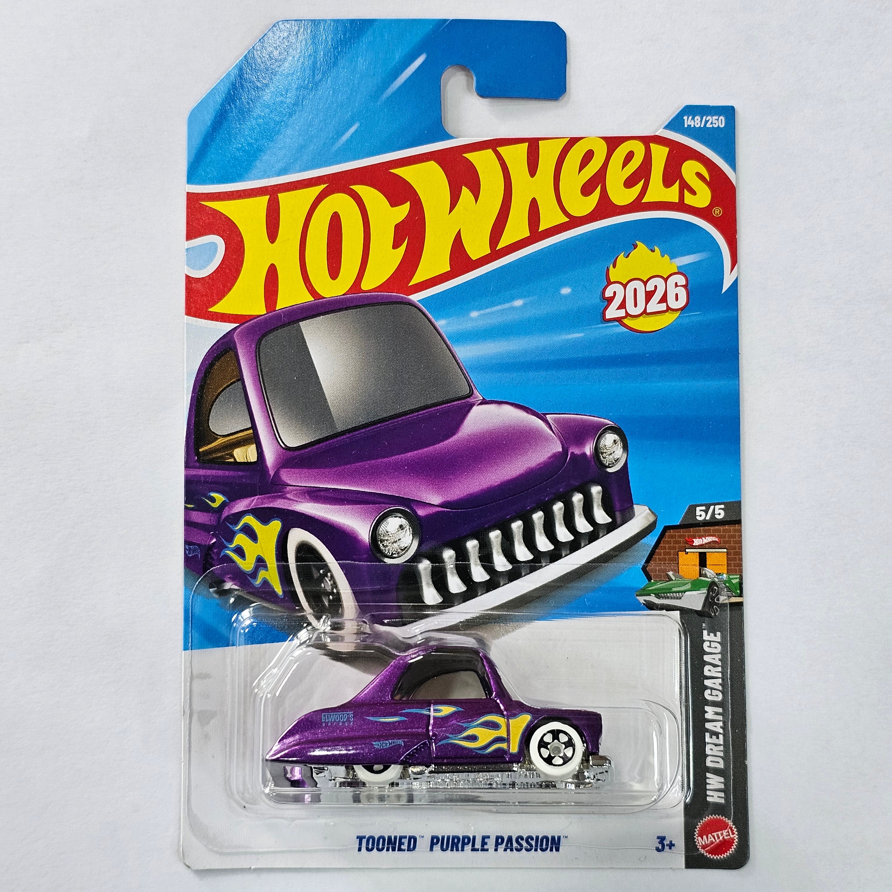 HOT WHEELS TOONED PURPLE PASSION CASE H 2026 MAINLINE