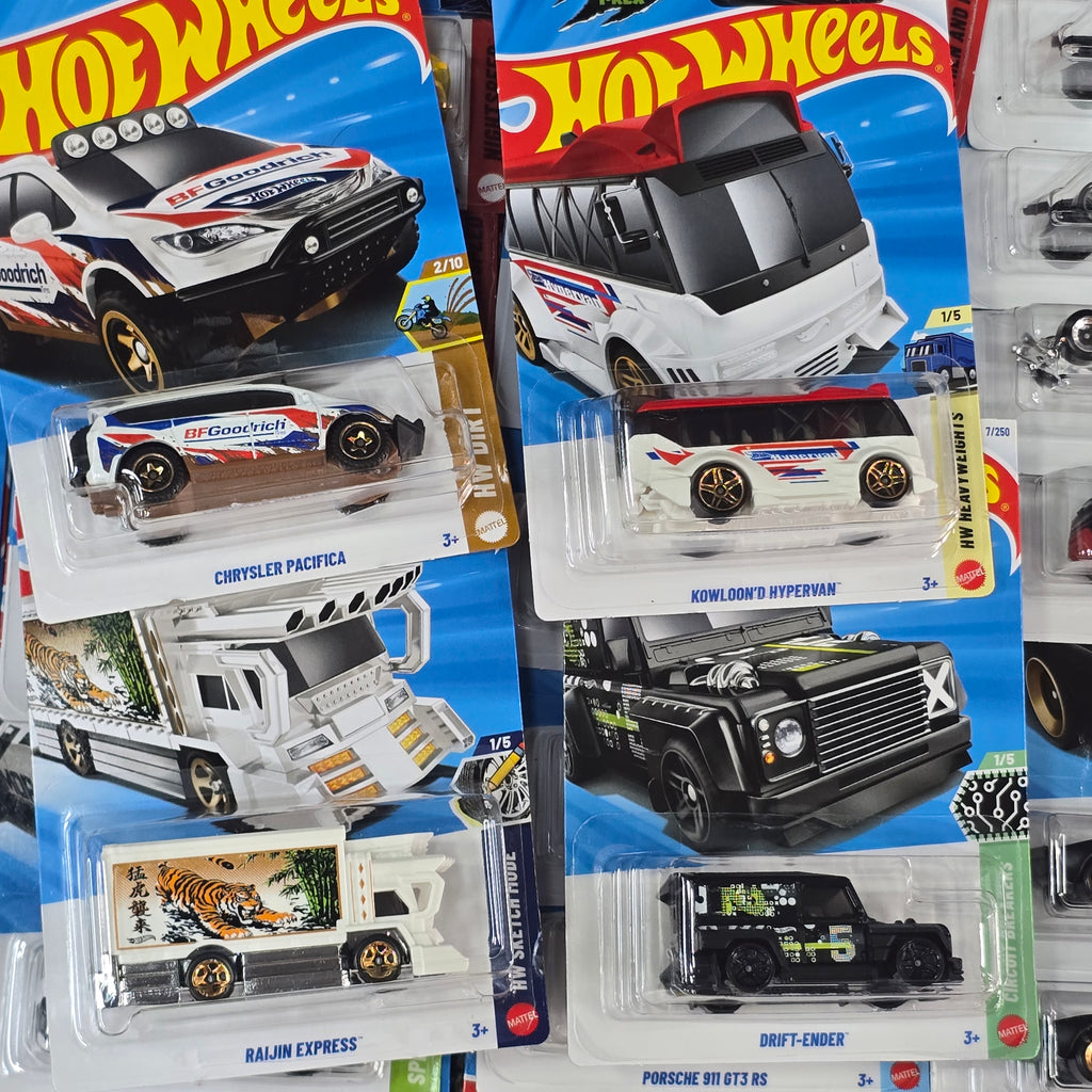 HOT WHEELS MAINLINE CASE B 2027 72pcs IN SEALED BOX