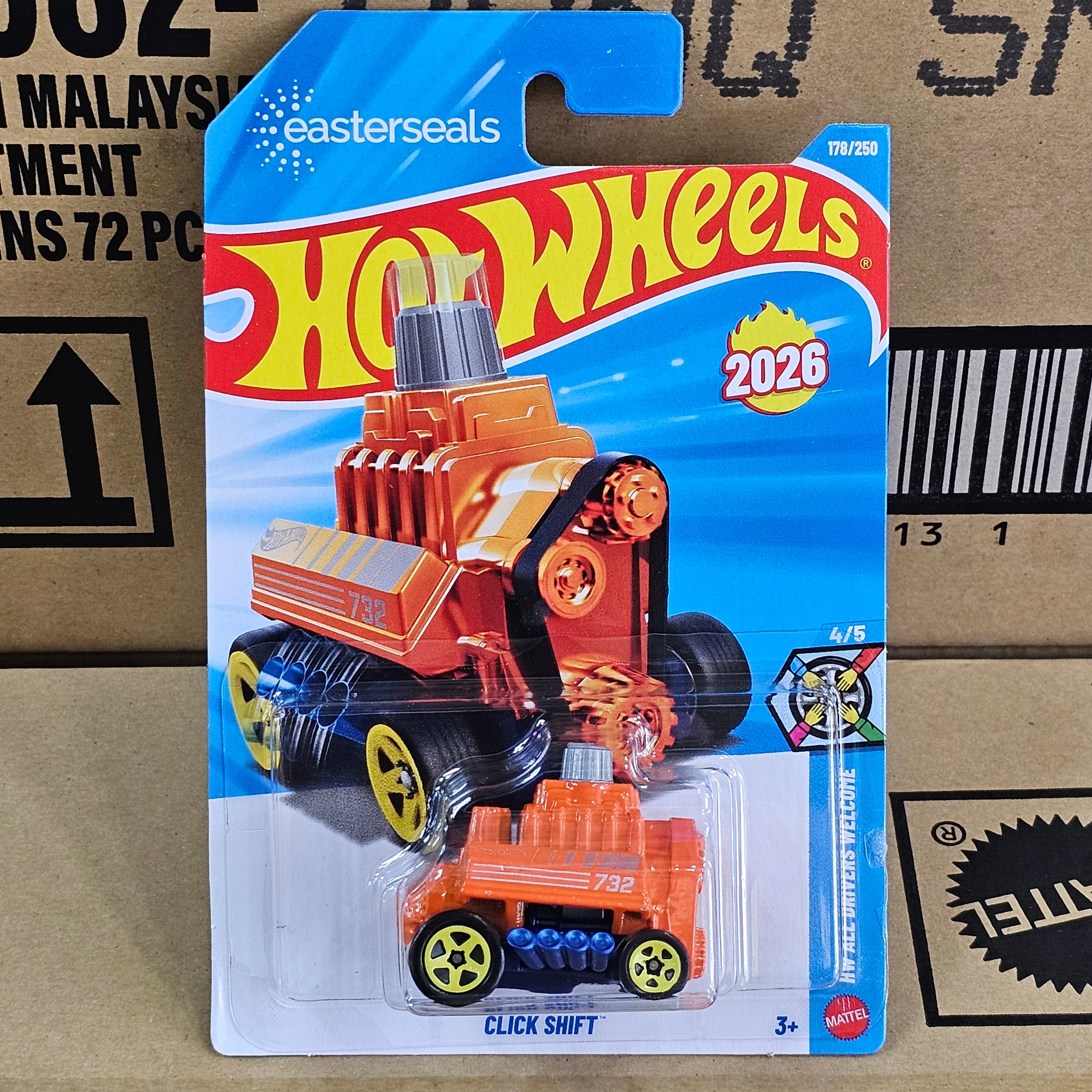 HOT WHEELS CLICK SHIFT CASE Q 2026 MAINLINE