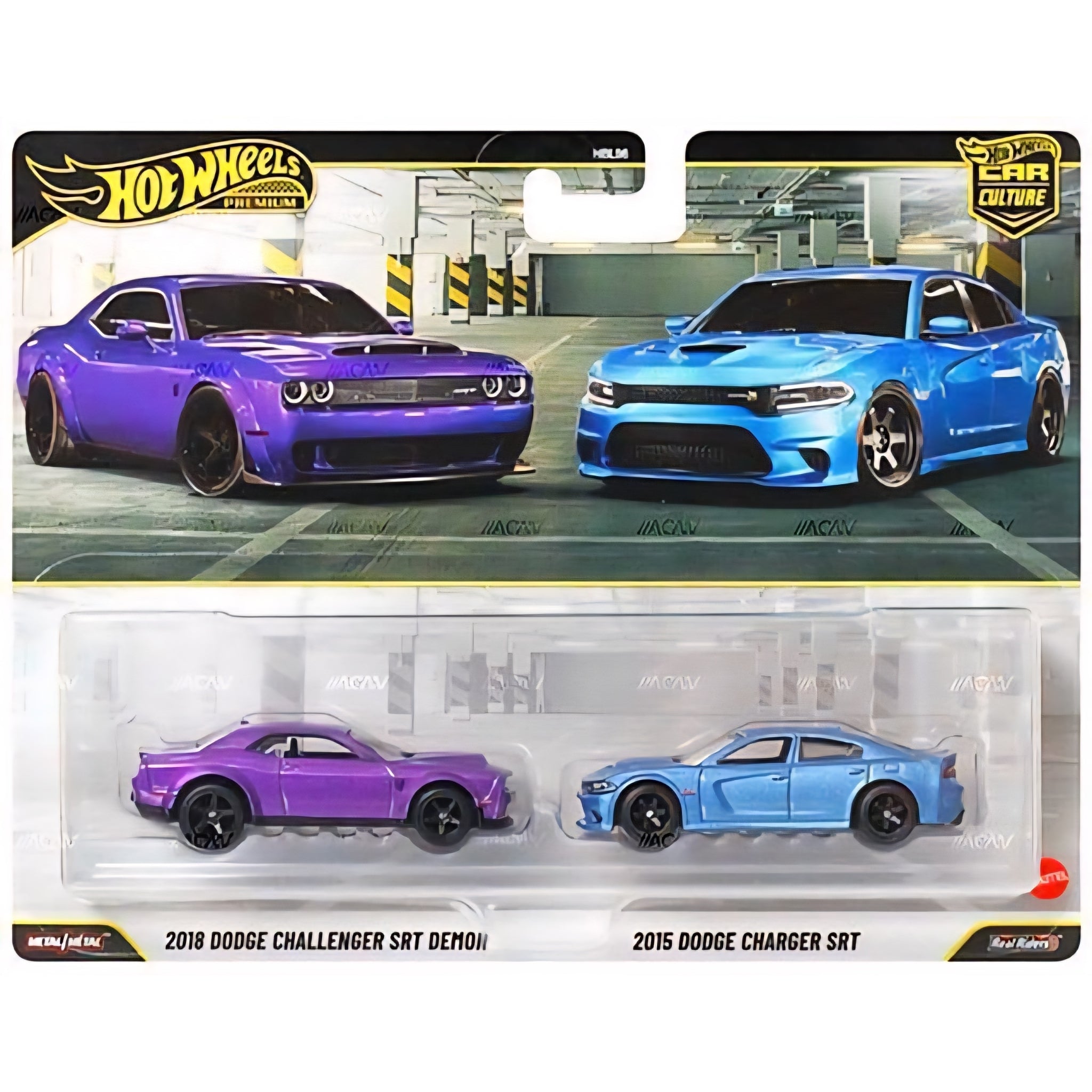 HOT WHEELS PREMIUM TWIN PACK MITSUBISHI LANCER EVOLUTION IX WAGON SUBARU FORESTER STI PORSCHE 935 DODGE CHALLENGER CHARGER