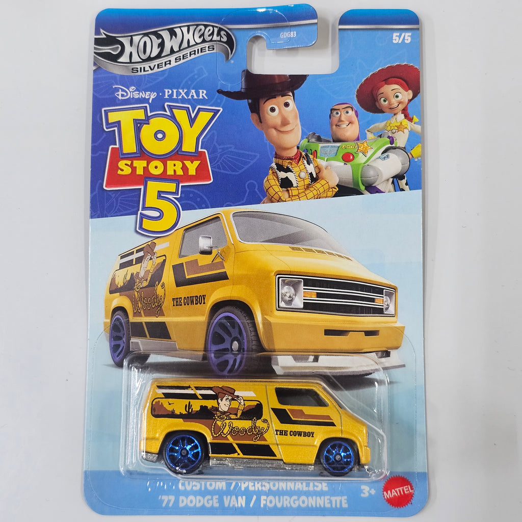 2026 HOT WHEELS EXCLUSIVE SILVER SERIES TOY STORY 5 COMPLETE SET OF 5PCS