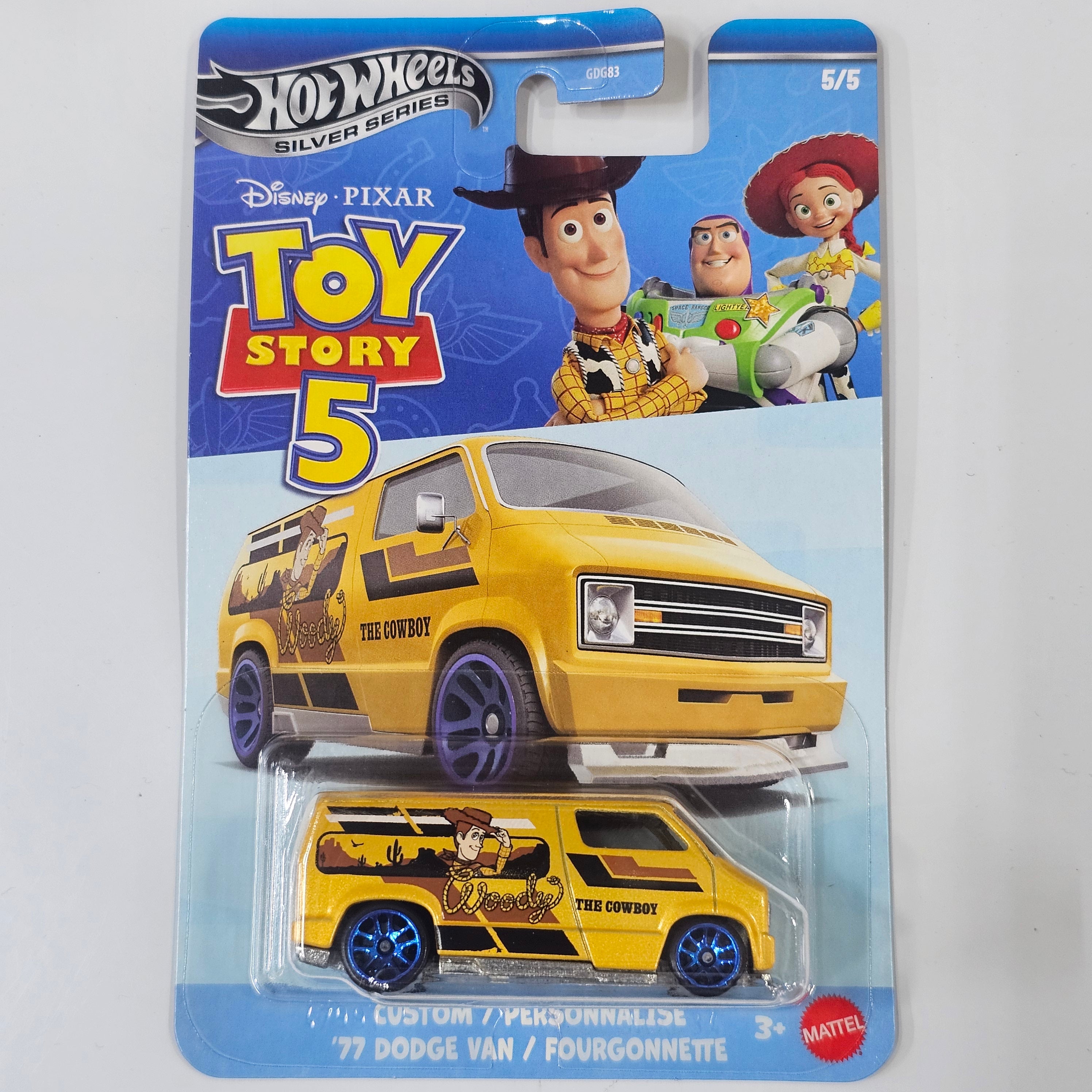2026 HOT WHEELS EXCLUSIVE SILVER SERIES TOY STORY 5 COMPLETE SET OF 5PCS