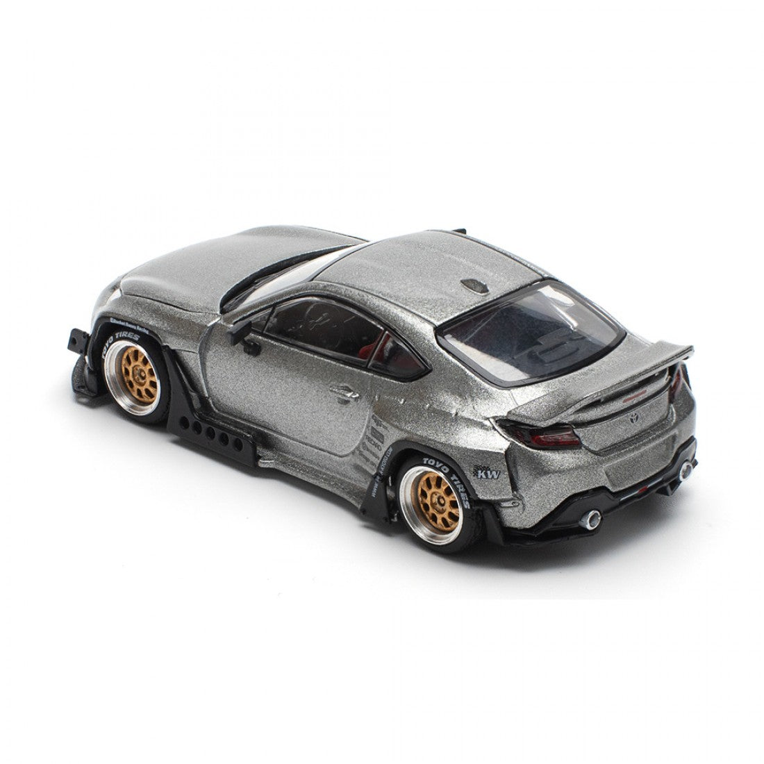 POPRACE 1/64 PANDEM GR86 SILVER OPEN HOOD PR640235 SEALED BOX
