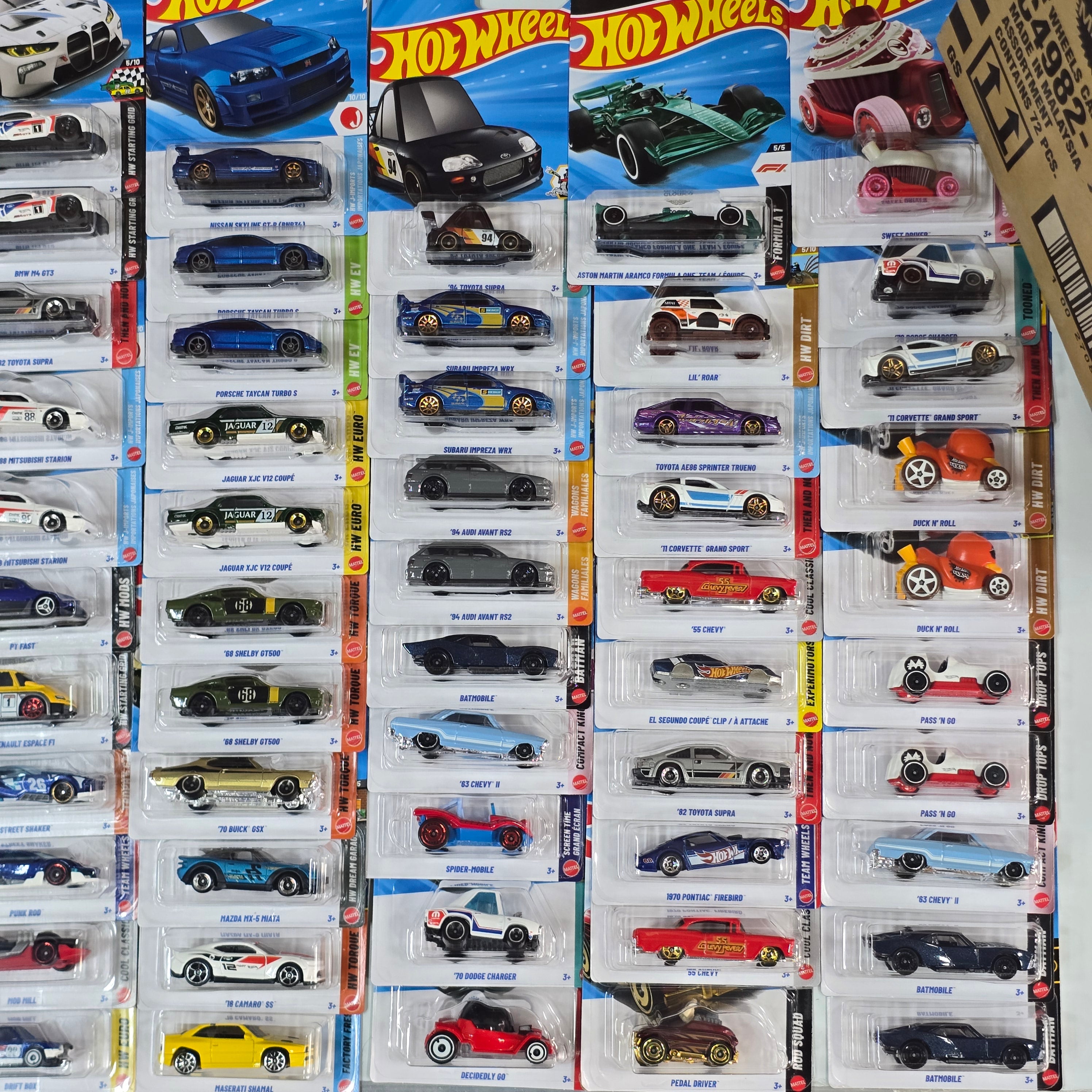 HOT WHEELS MAINLINE CASE K 2026 72pcs IN SEALED BOX