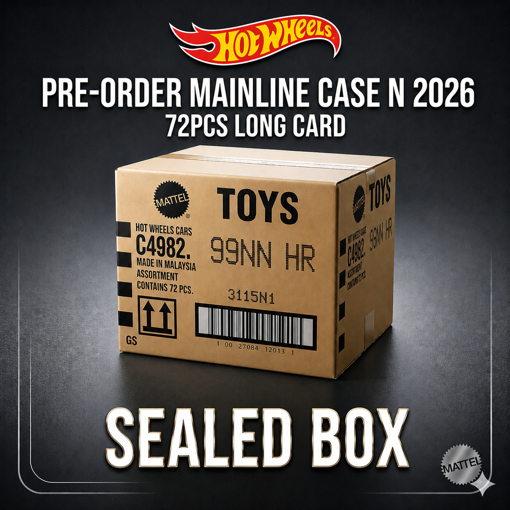 HOT WHEELS MAINLINE CASE N 2026 72pcs IN SEALED BOX