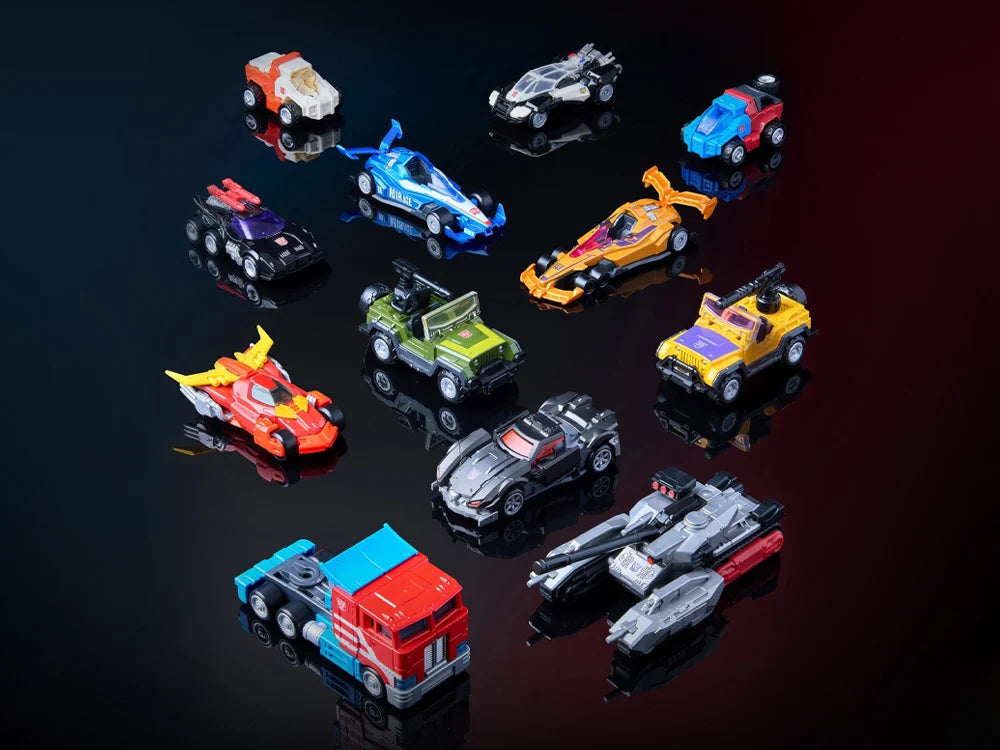 BLOKEES TRANSFORMERS WHEELS C01 ROLL OUT COMPLETE SET BOX OF 12 MODELS