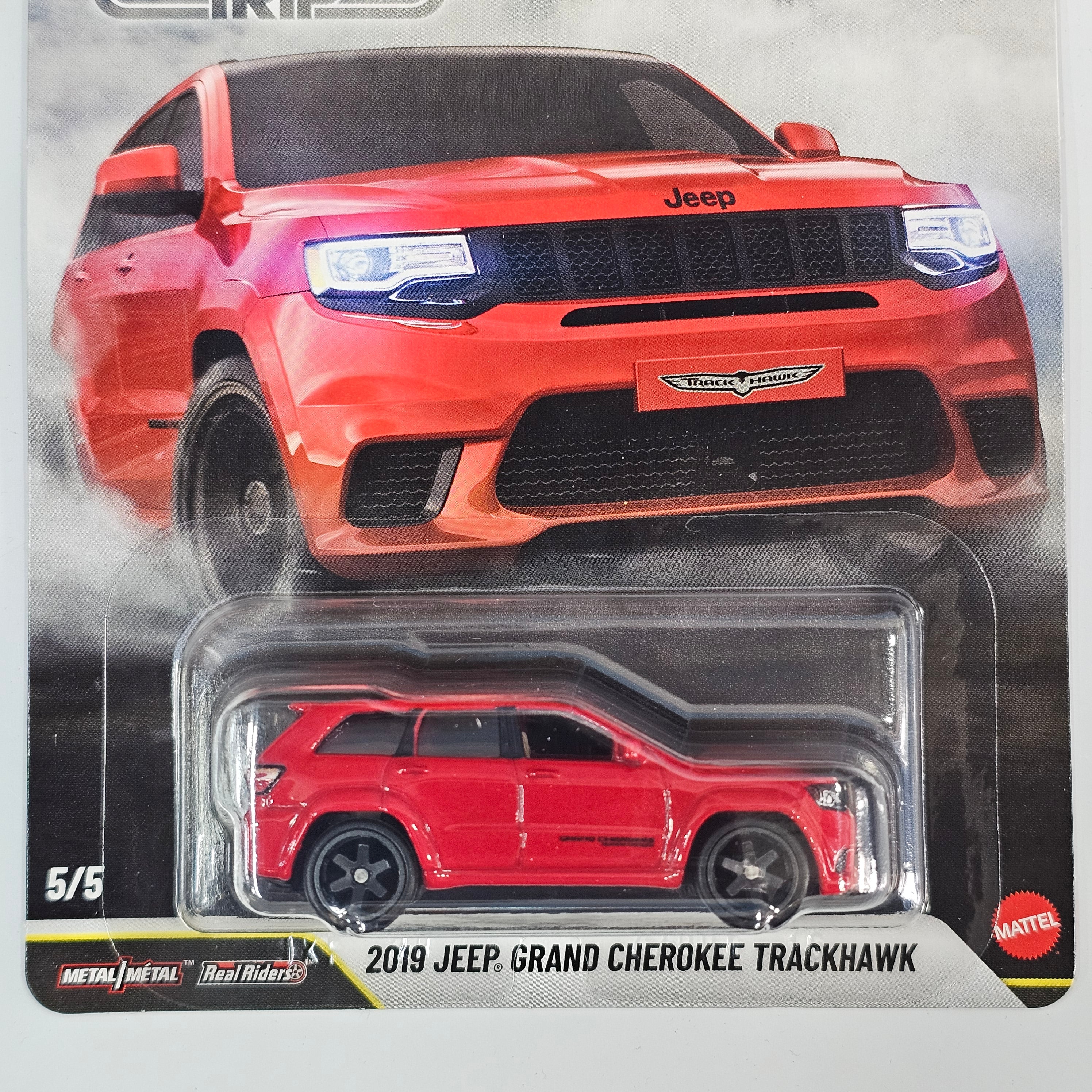 HOT WHEELS PREMIUM 2018 JEEP GRAND CHEROKEE TRACKHAWK POWER TRIP SERIES
