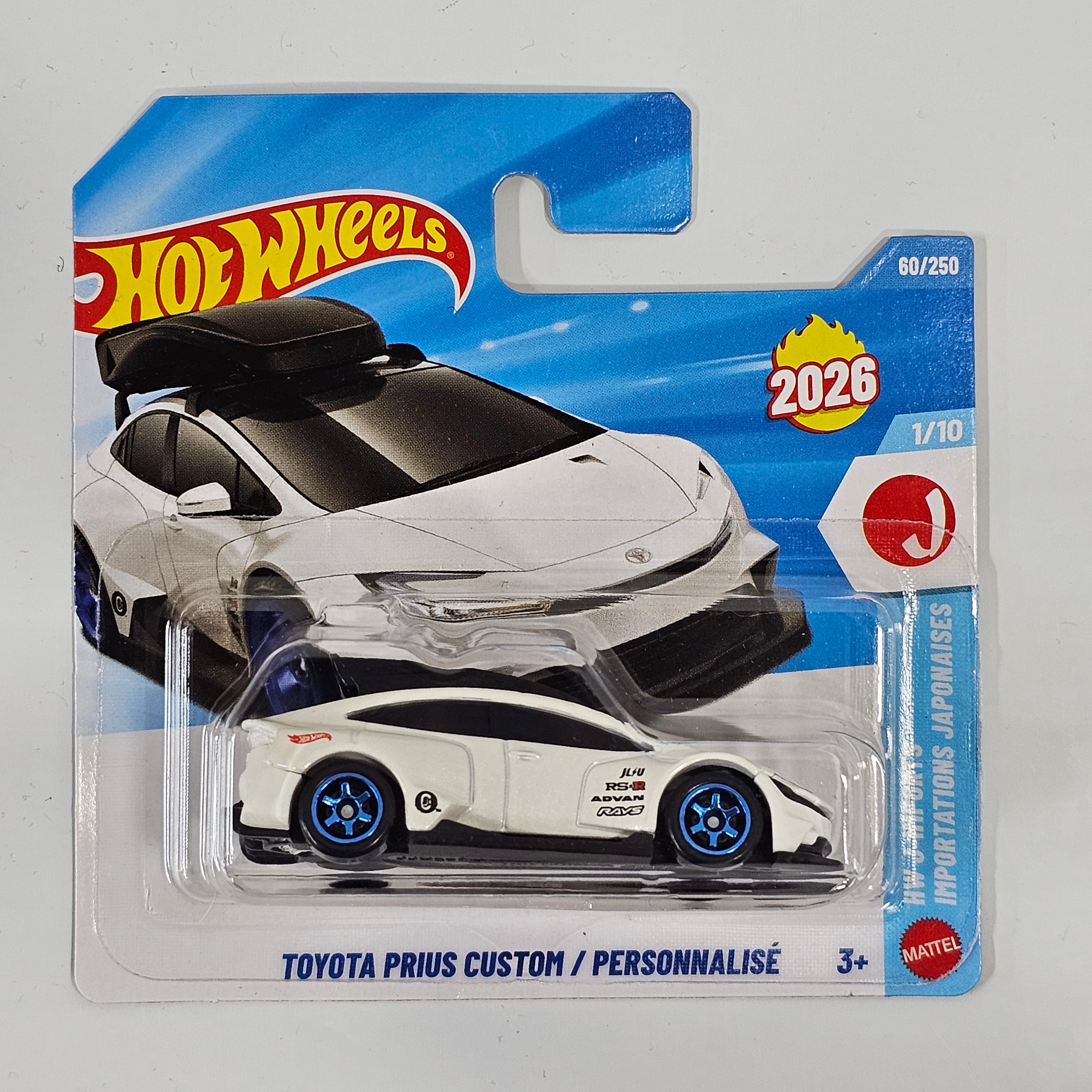 HOT WHEELS TOYOTA PRIUS CUSTOM PERSONNALISÉ [ROOF BOX] CASE D 2026 MAINLINE