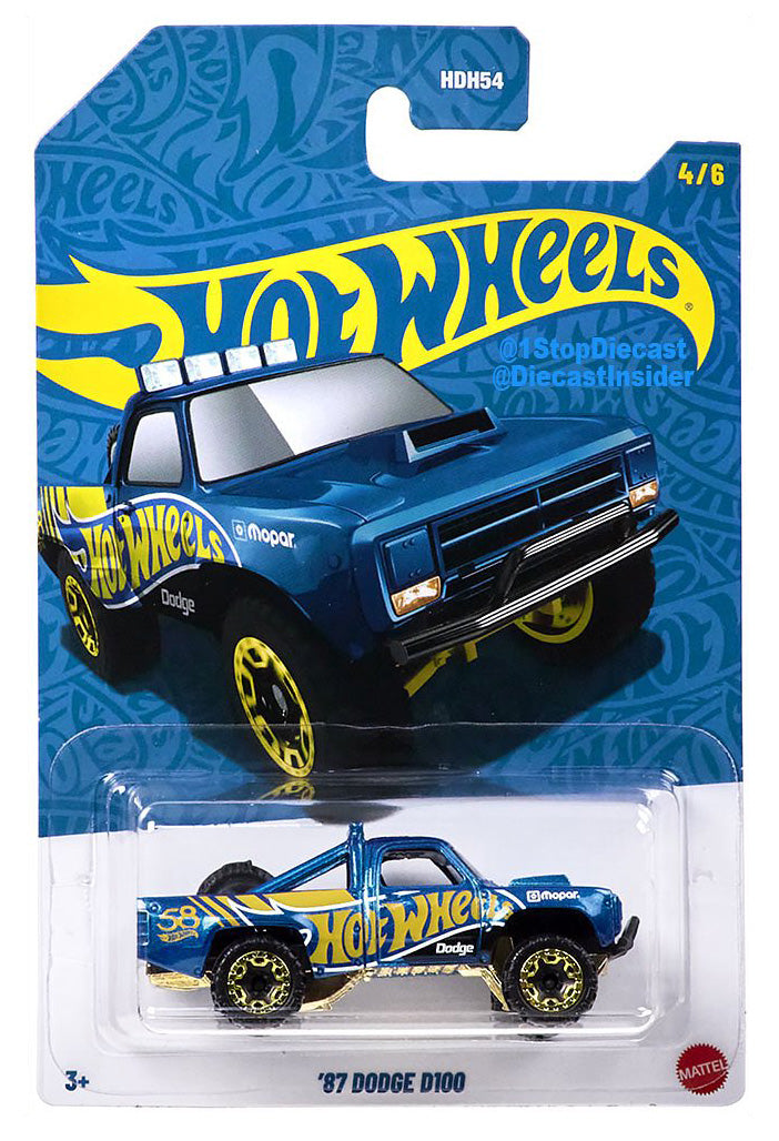 [PRE ORDER] HOT WHEELS SILVER SERIES ANNIVERSARY BLUE AND GOLD CHROME PEARL SET OF 5PCS