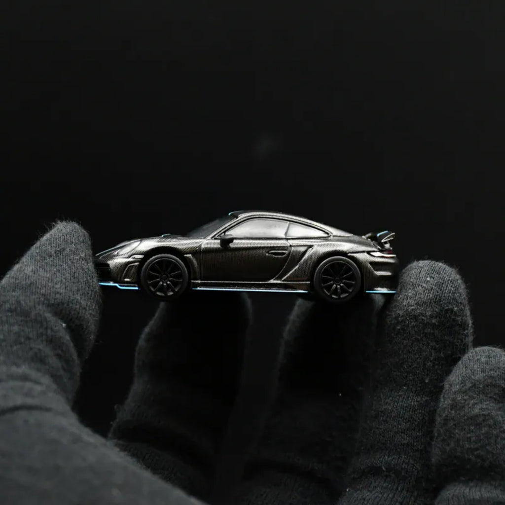 POP RACE 992 STINGER GTR CARBON EDITION BLUELINE 1/64 SEALED BOX