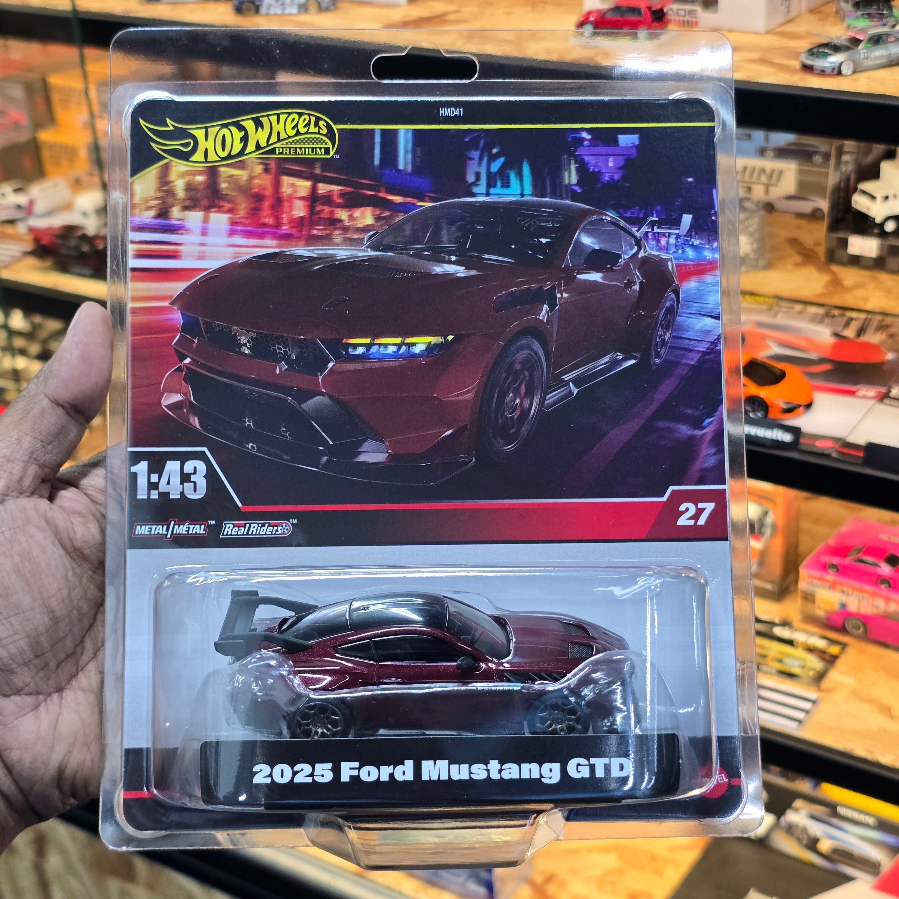 HOT WHEELS PREMIUM SCALE 1:43 2025 FORD MUSTANG GTD