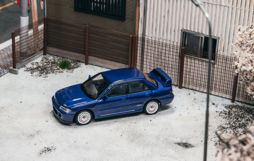 [PRE ORDER] TARMAC WORKS 1/64 MITSUBISHI LANCER GSR EVOLUTION II CODE T64G-049-BL
