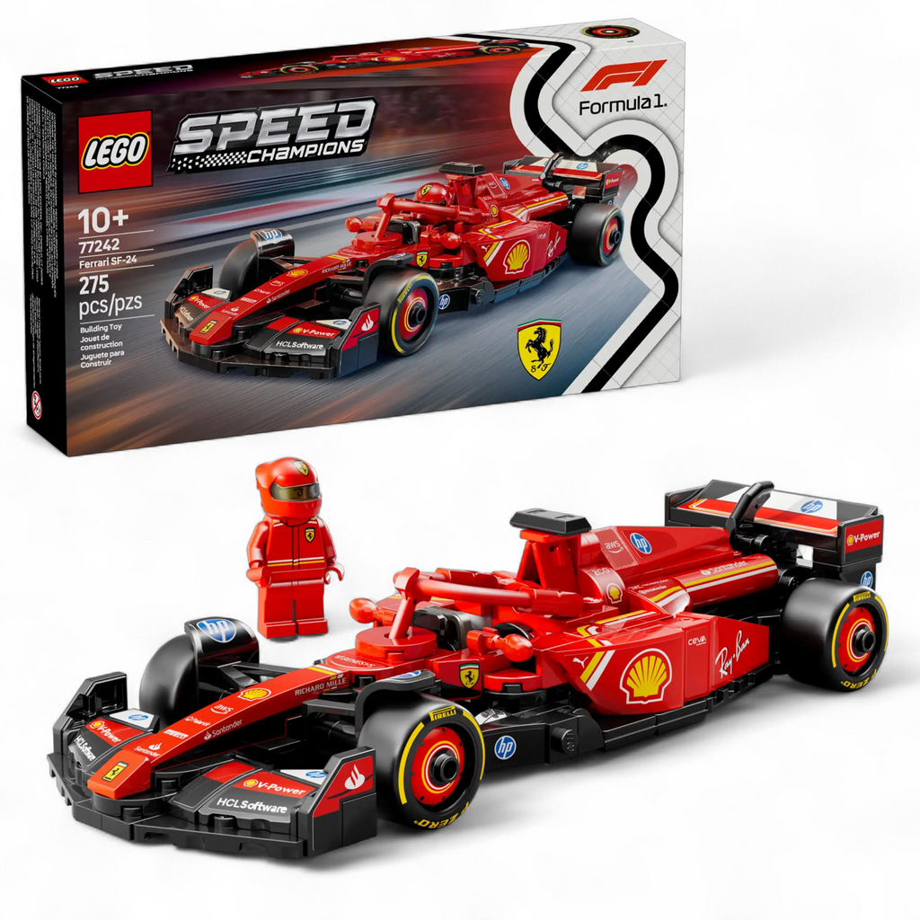 LEGO 77242 Ferrari Shell SF-24 F1® Race Car 275pcs