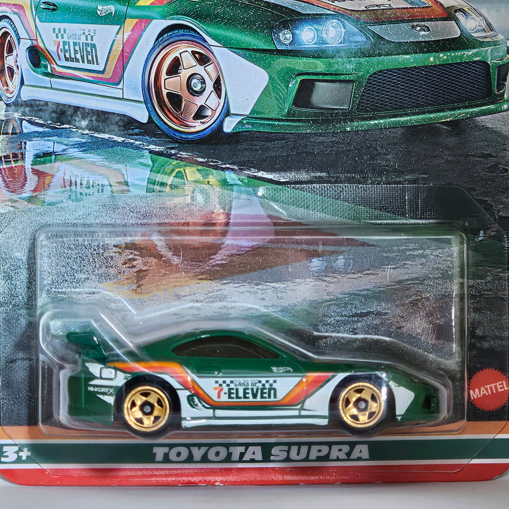 HOT WHEELS TOYOTA SUPRA EXCLUSIVE SILVER SERIES 7-ELEVEN