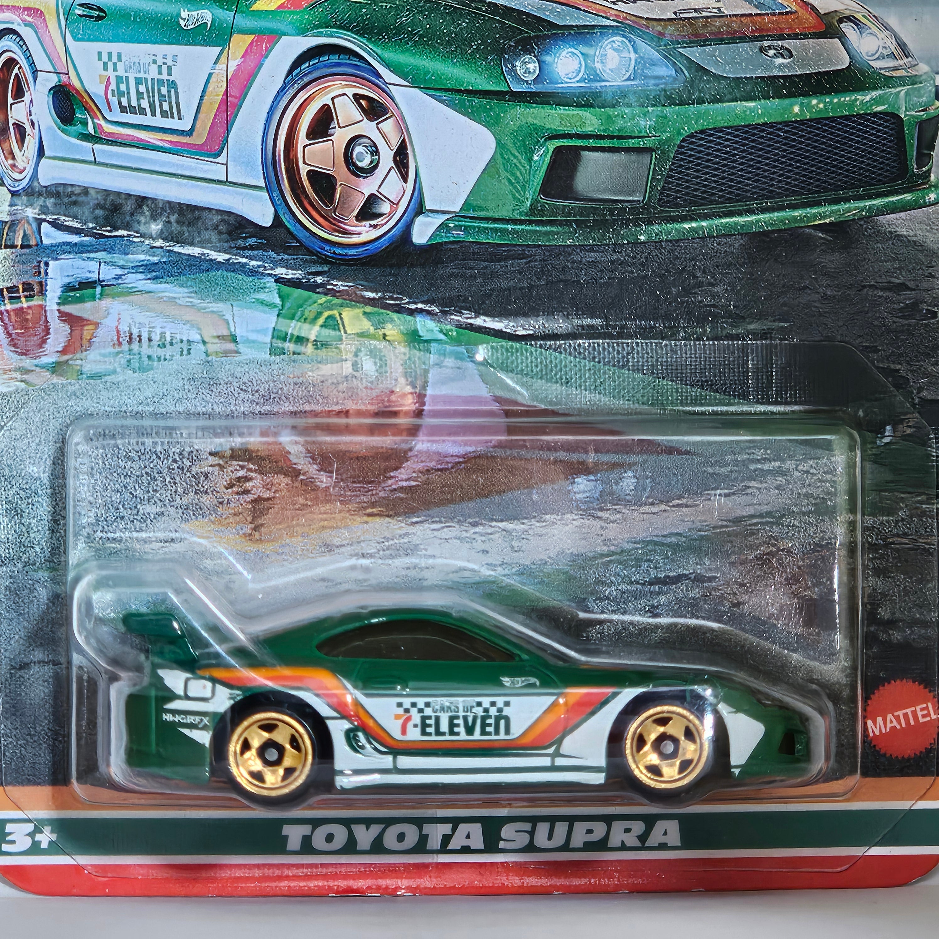 HOT WHEELS TOYOTA SUPRA EXCLUSIVE SILVER SERIES 7-ELEVEN