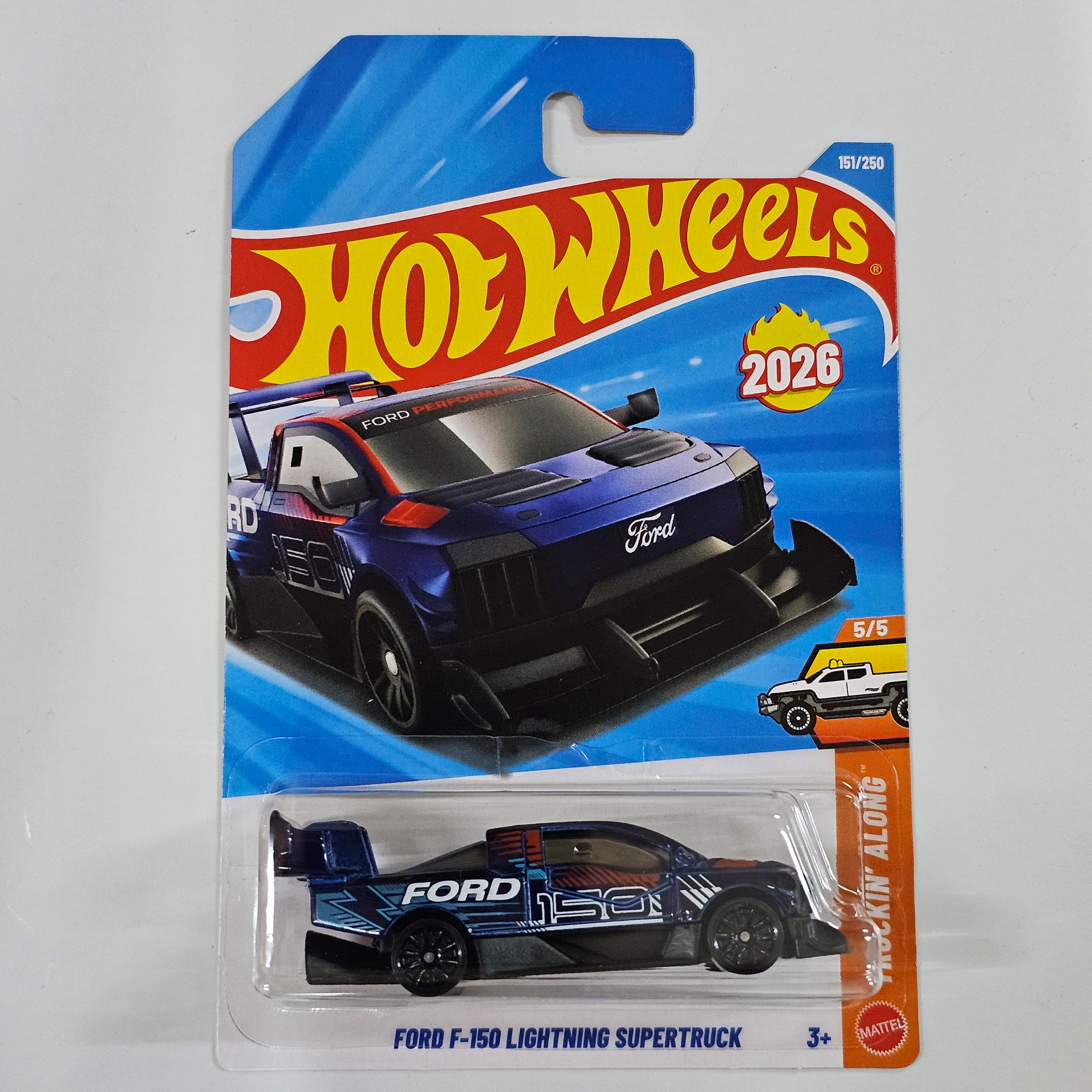 HOT WHEELS FORD F-150 LIGHTNING SUPERTRUCK CASE H 2026 MAINLINE