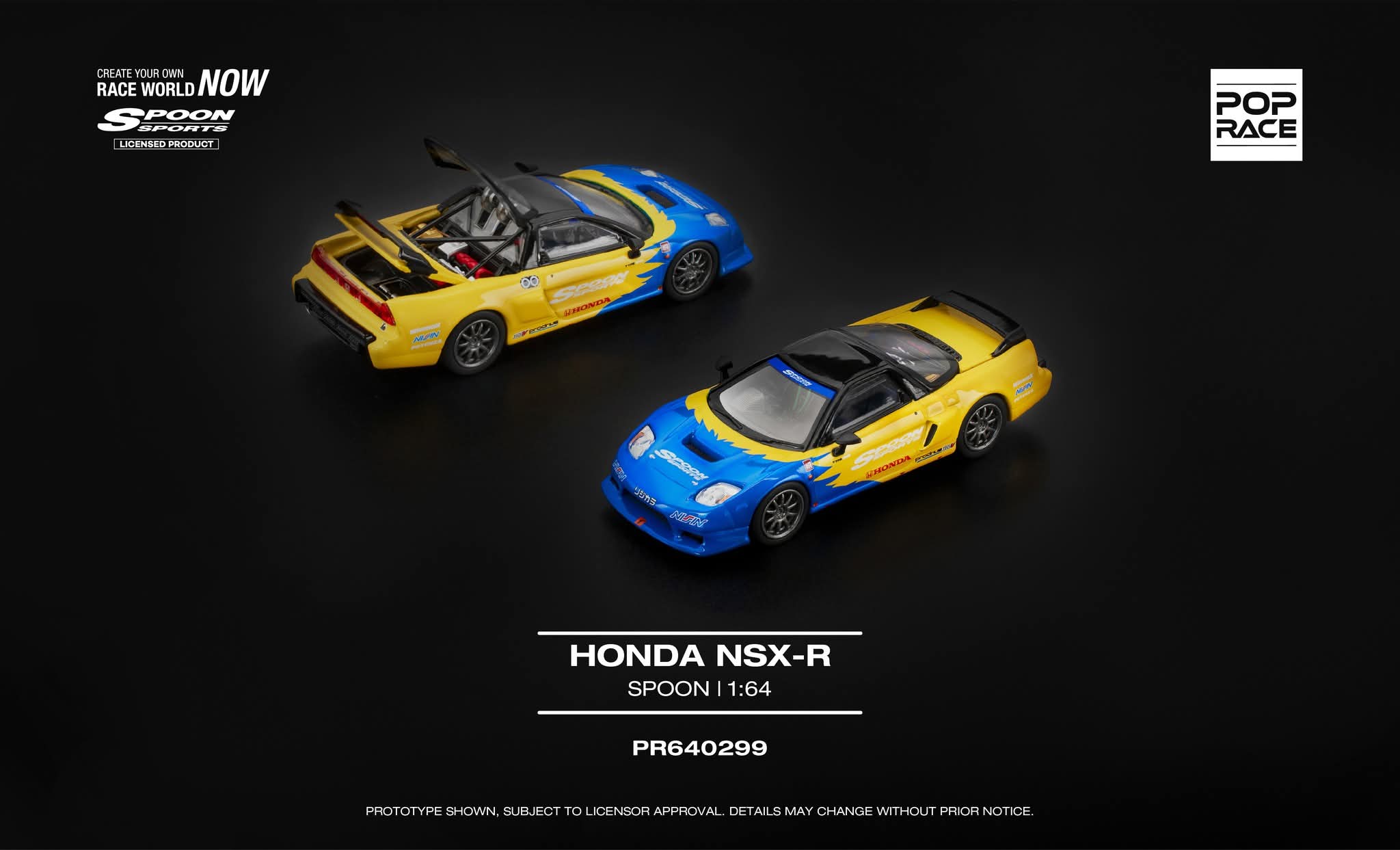 [PRE ORDER] POP RACE HONDA NSX-R - SPOON CODE PR640299