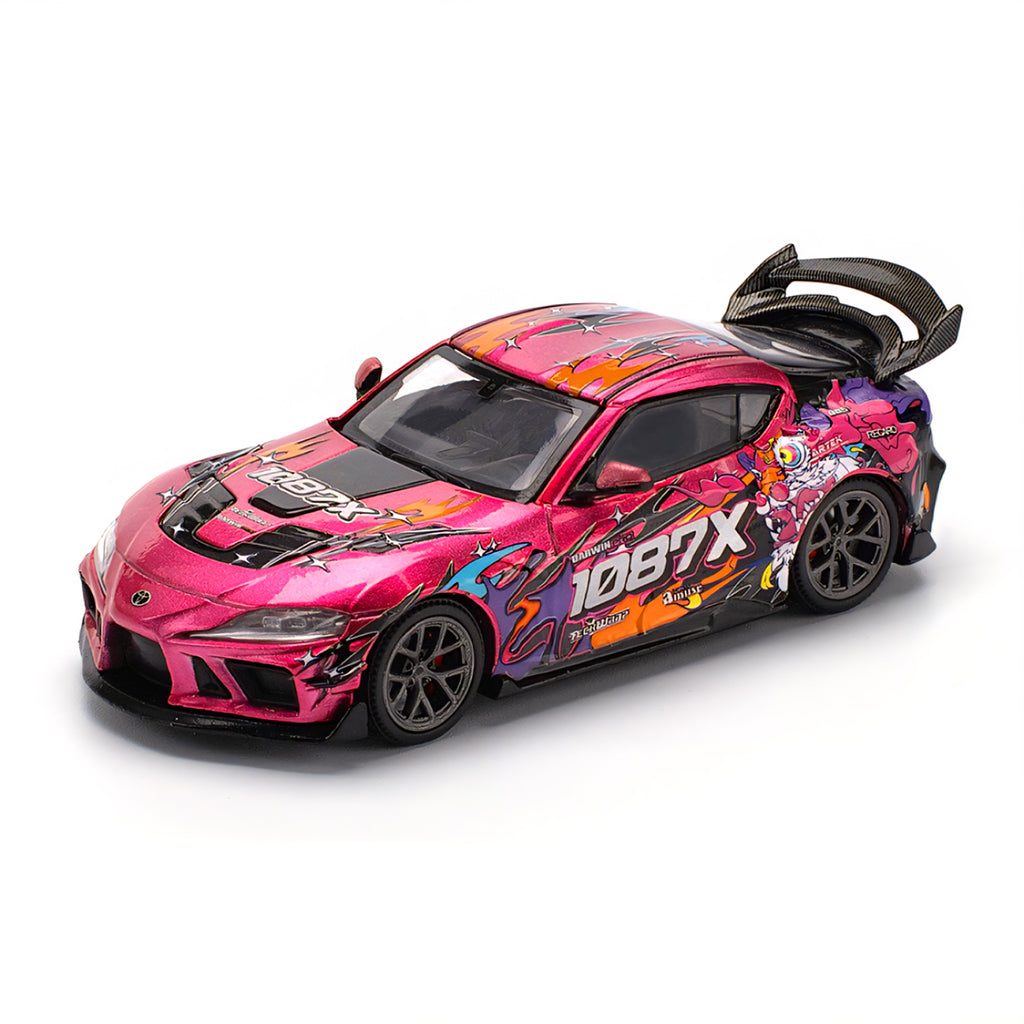 POP RACE 1/64 DARWIN PRO 66G WBK SUPRA (A90) - 1087X LION DANCE EDITION PINK 
SEALED BOX