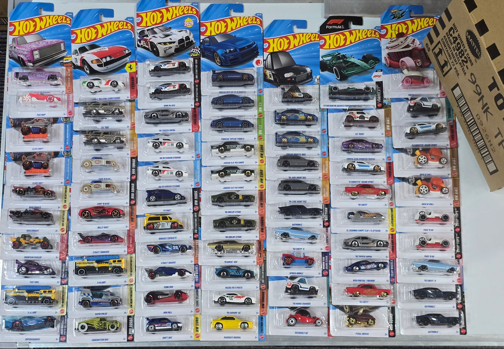 HOT WHEELS MAINLINE CASE K 2026 72pcs IN SEALED BOX