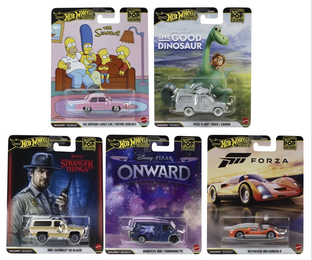HOT WHEELS PREMIUM POP CULTURE 2026 DASH S COMPLETE SET 5PCS (HXD63)