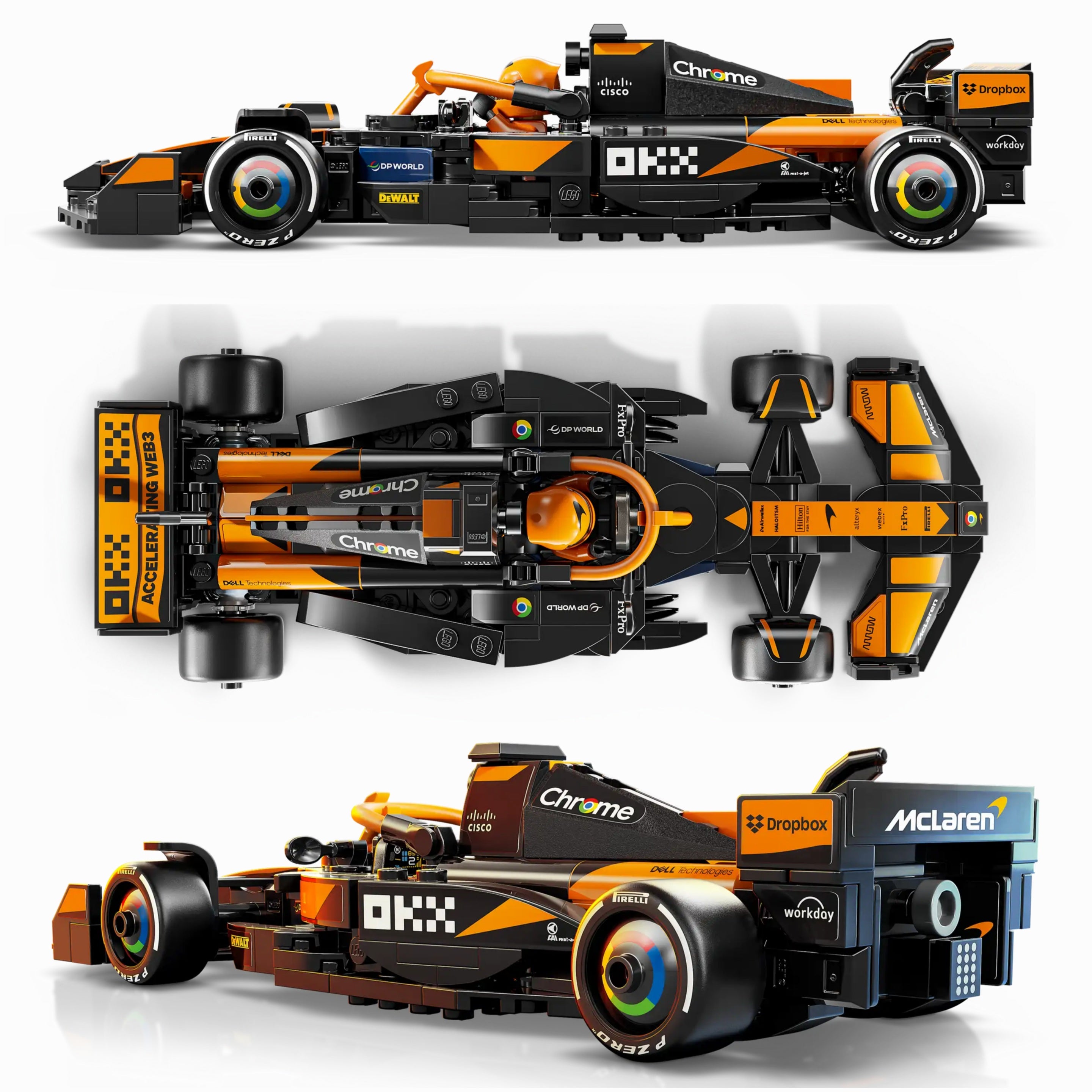 LEGO 77251 McLaren F1® Team MCL38 Race Car 269pcs