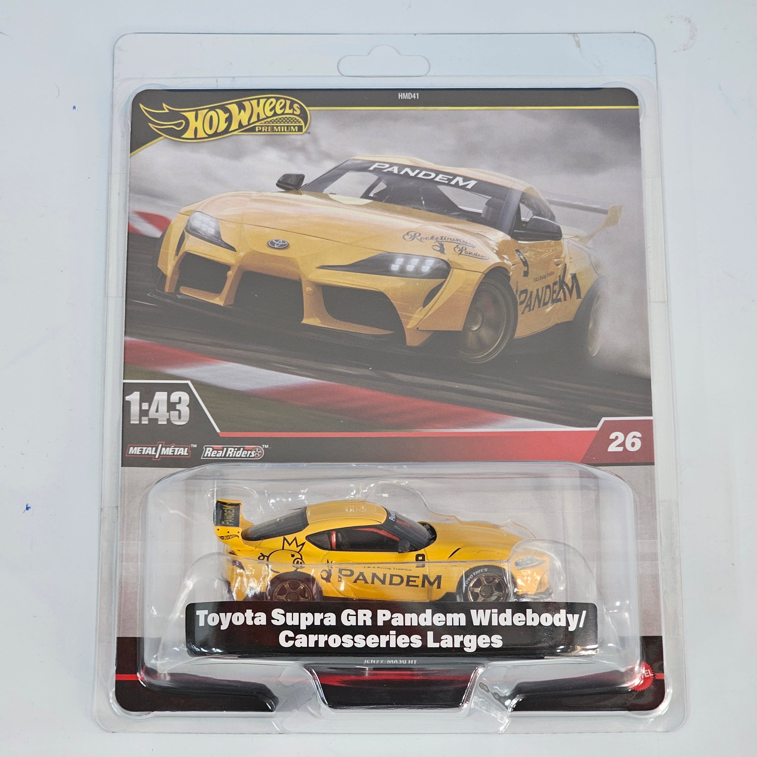 HOT WHEELS PREMIUM SCALE 1:43 TOYOTA SUPRA GR PANDEM WIDEBODY CARROSSERIES LARGES