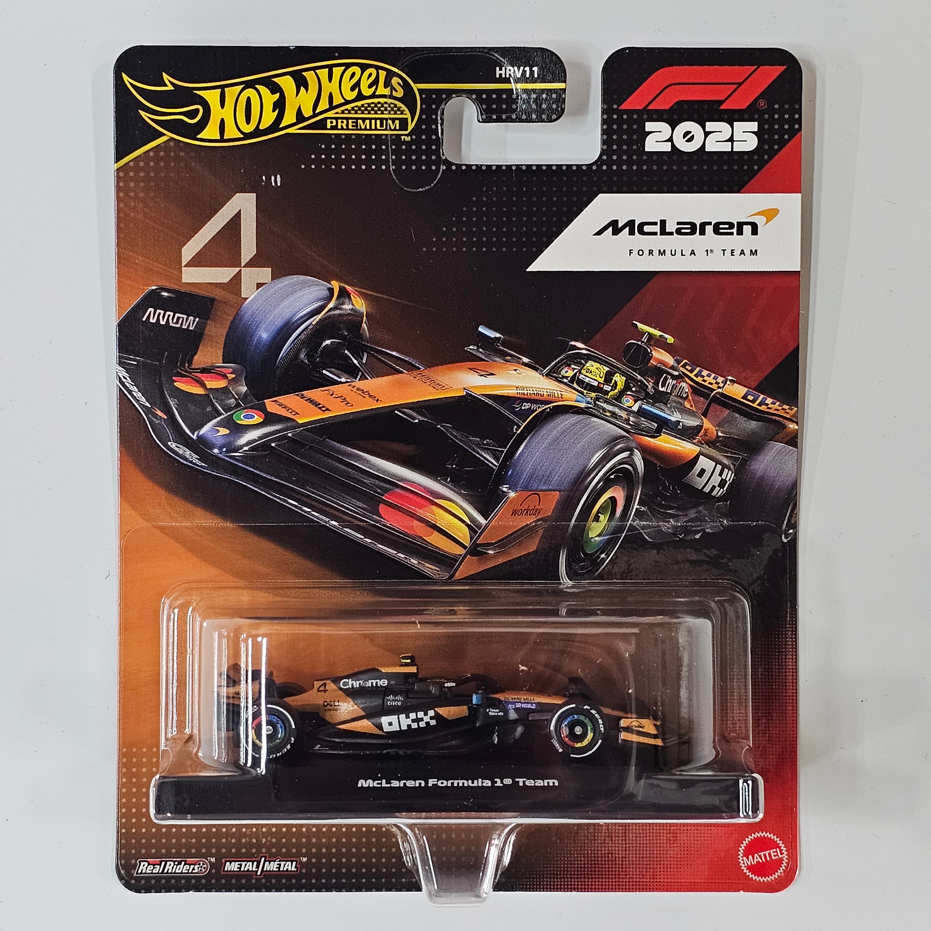 HOT WHEELS PREMIUM FORMULA 1 MCLAREN #4